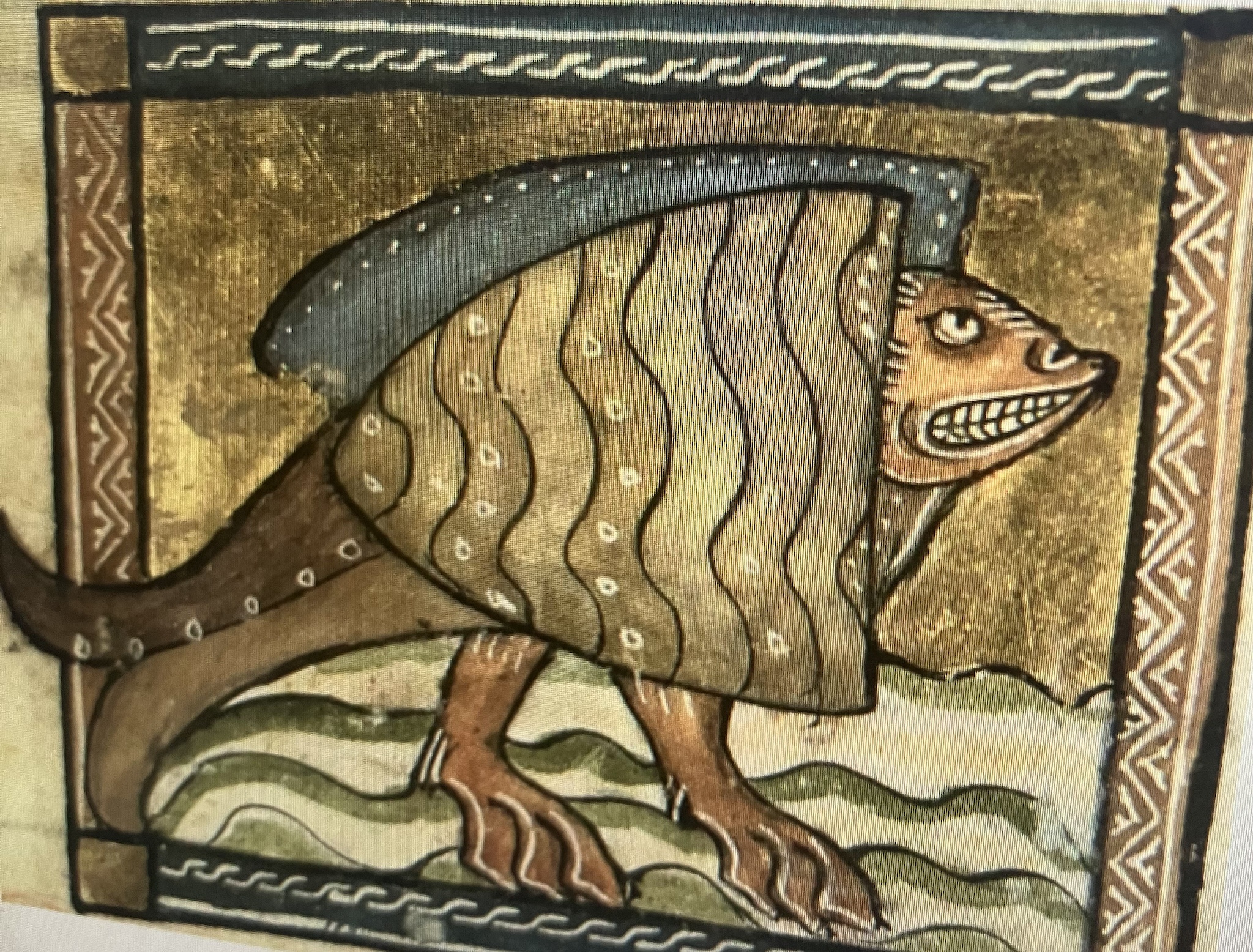 Check out this medieval turtle painting for tough times