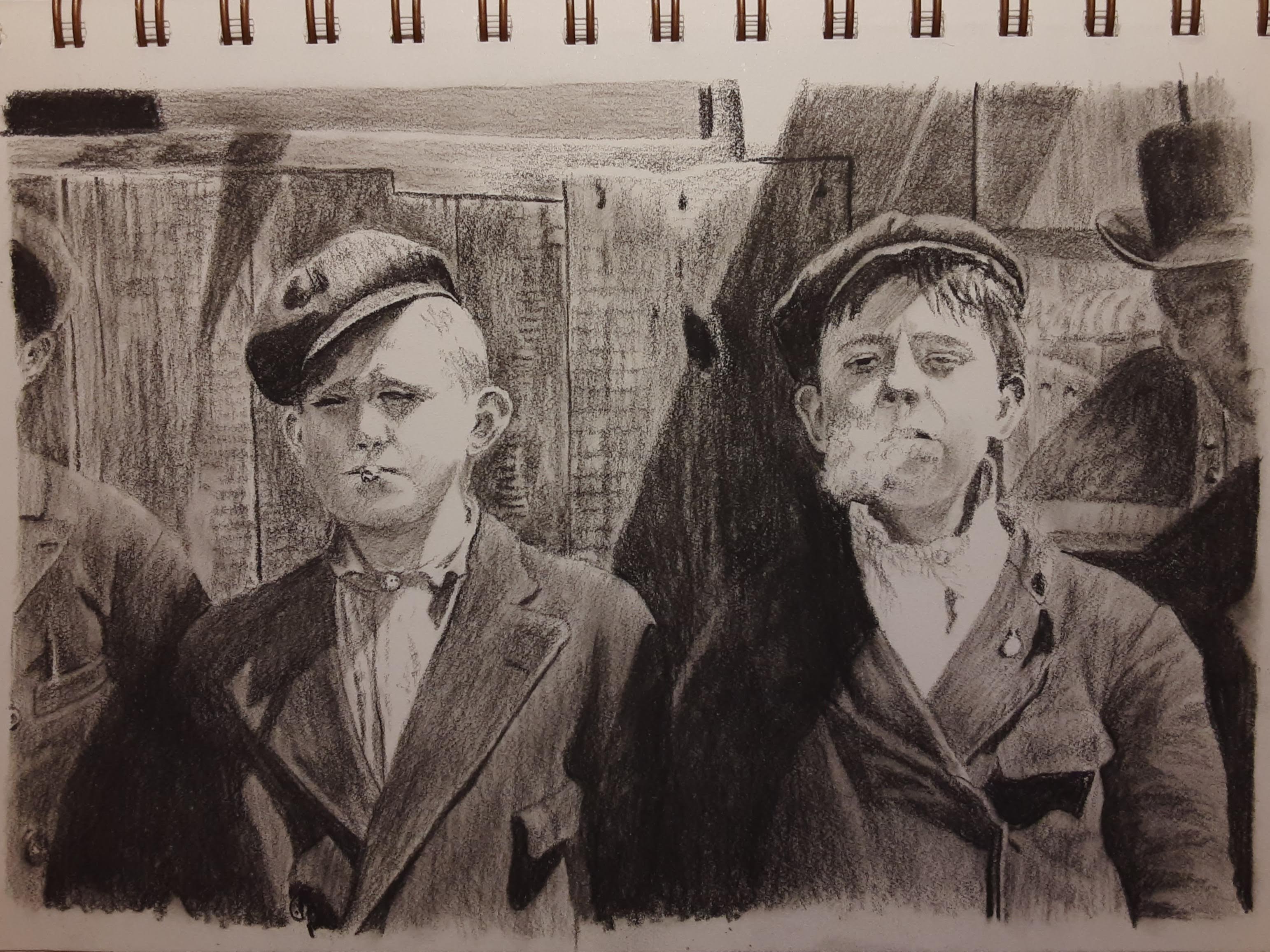 A Glimpse of Newsies from 1910