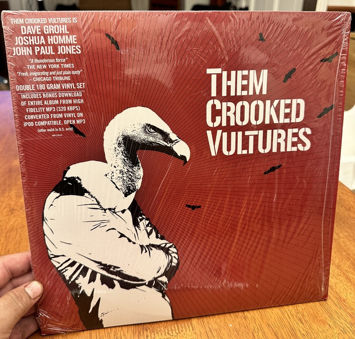 Check out my original vinyl of Them Crooked Vultures!