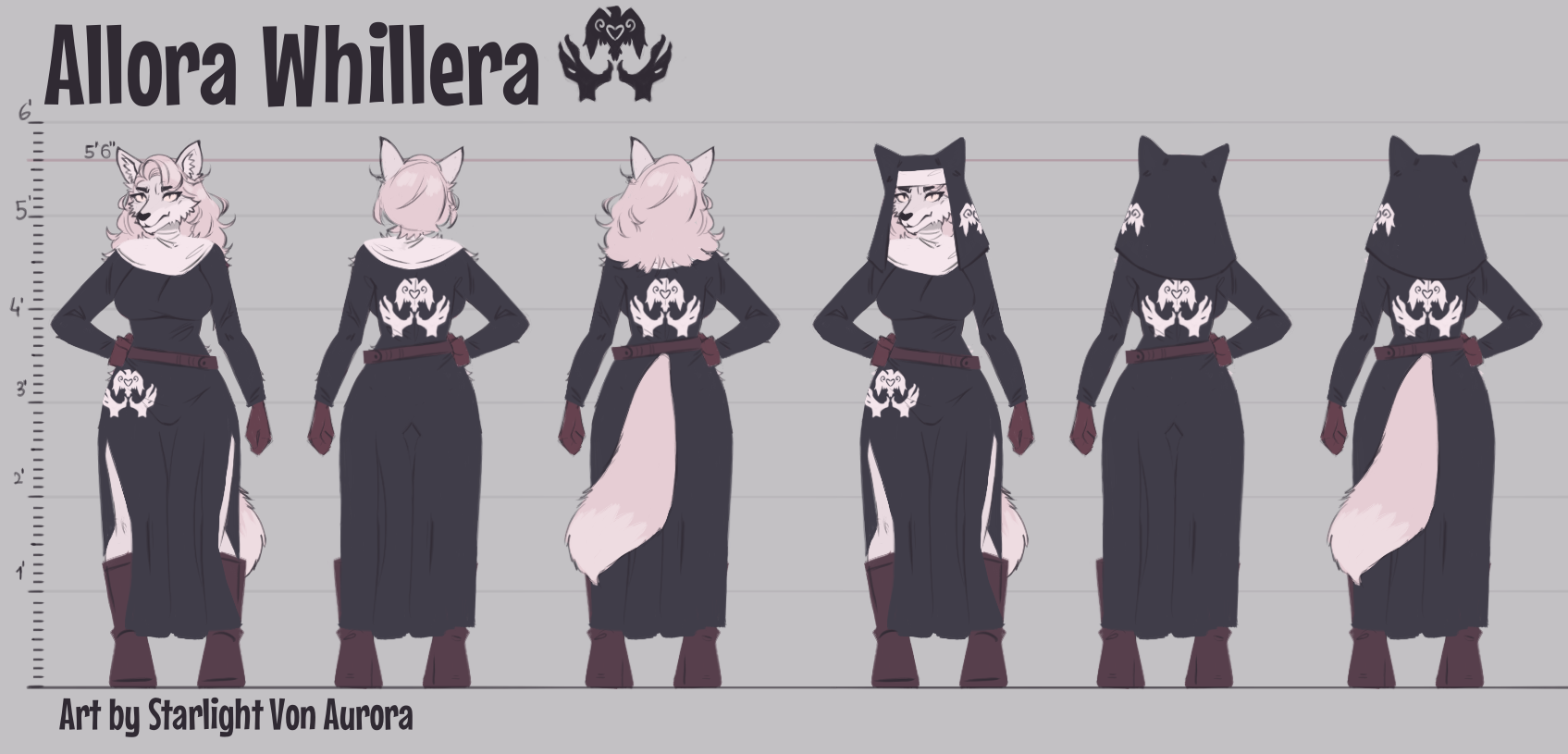 Allora Whillera in Her Stunning Nun Outfit