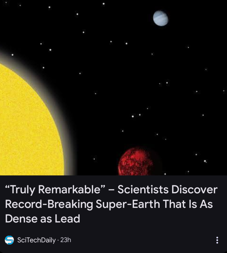 Meet the Super Earth: A Dense Marvel of the Universe