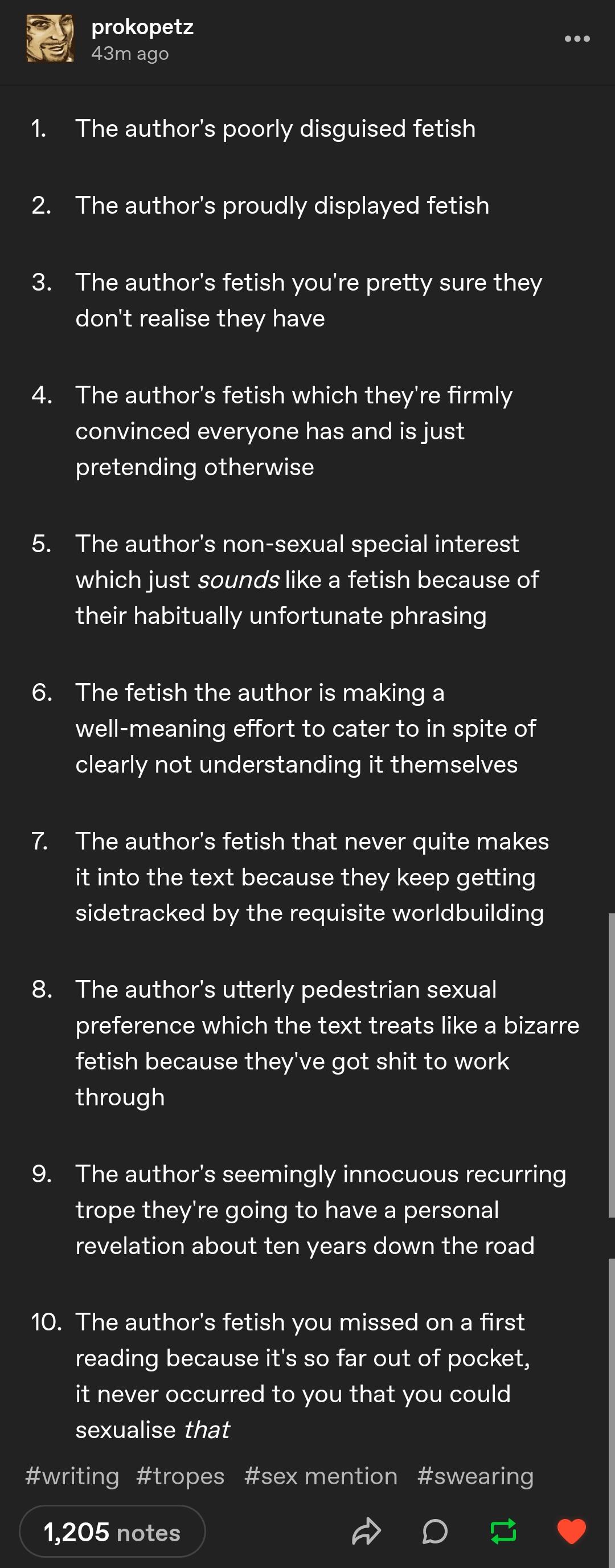 Exploring the Quirky World of Authors and Their Fetishes
