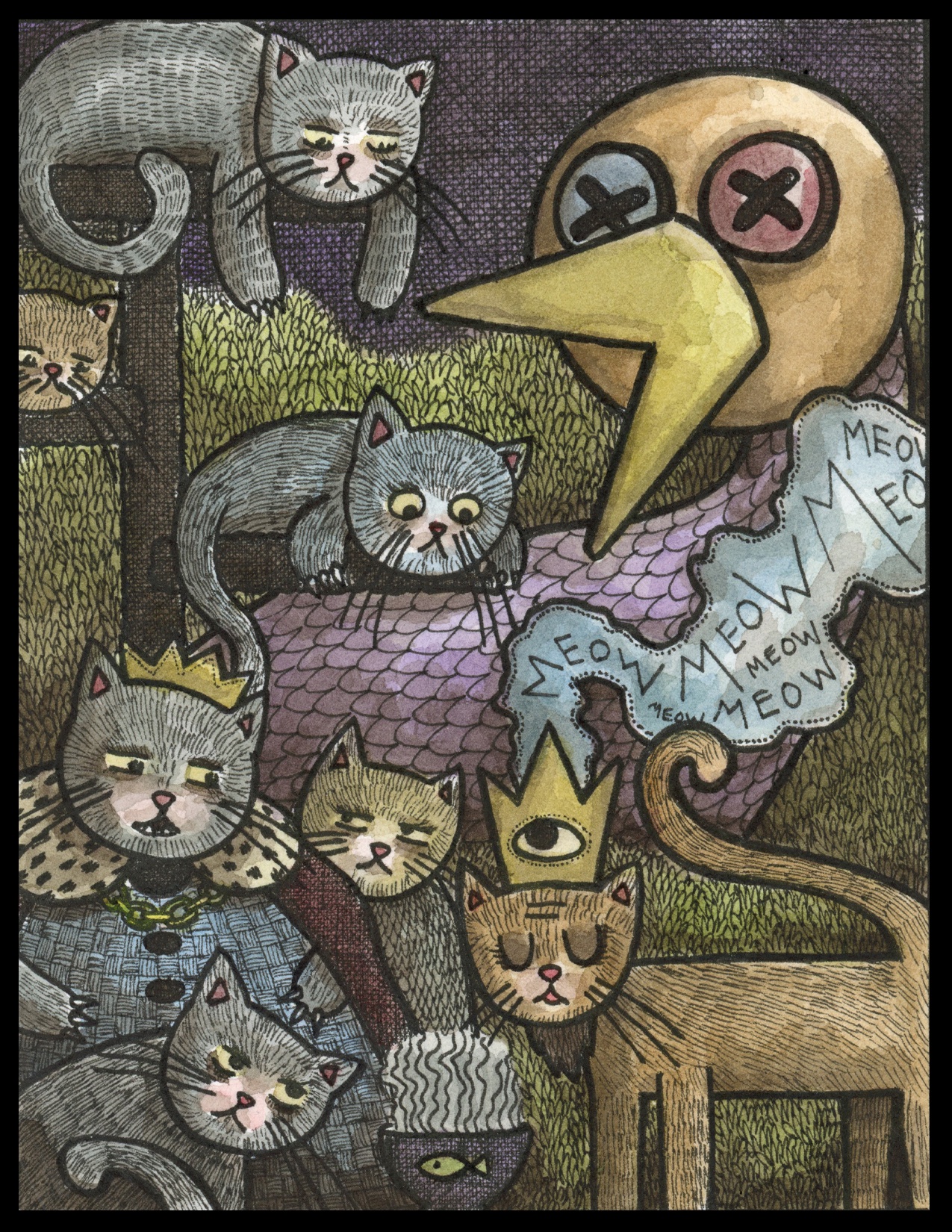Happy Mew Year! Check Out My Cat Watercolor Creations