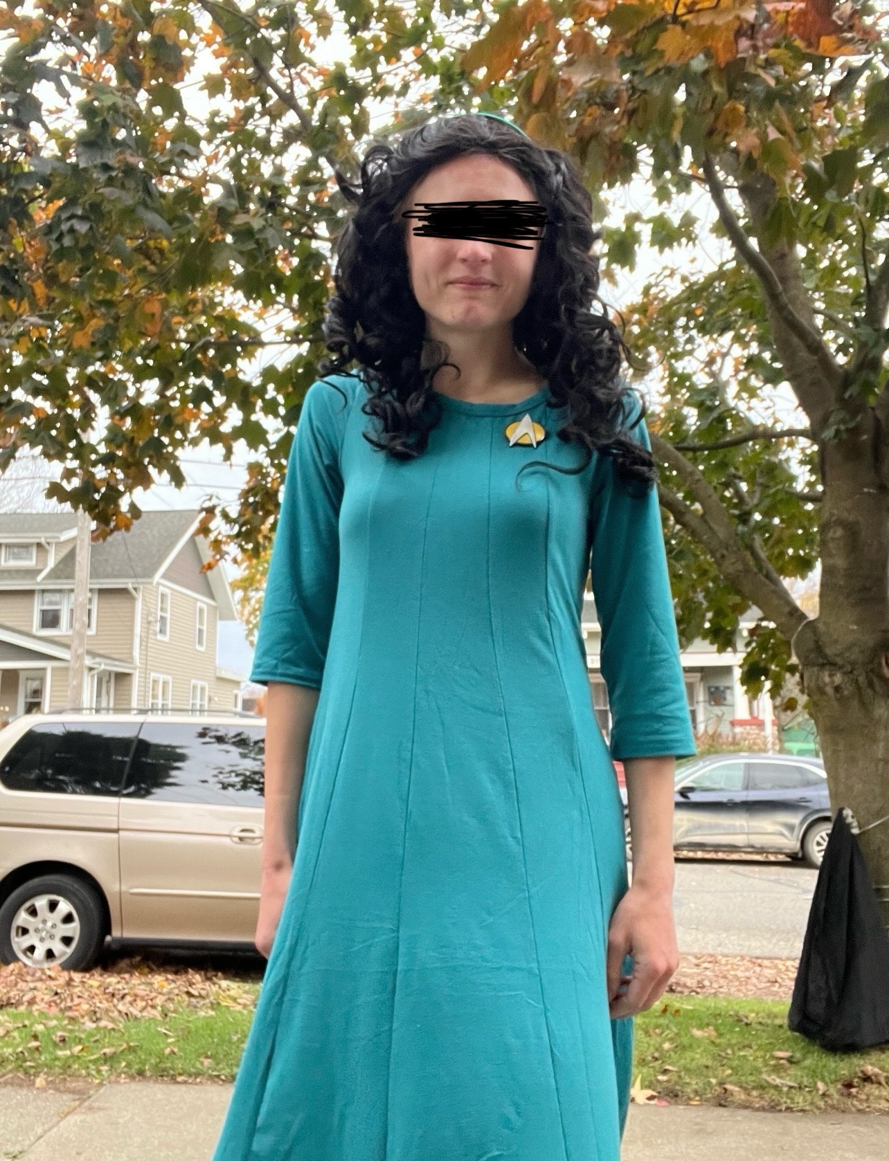 Happy Halloween greetings from Deanna Troi!