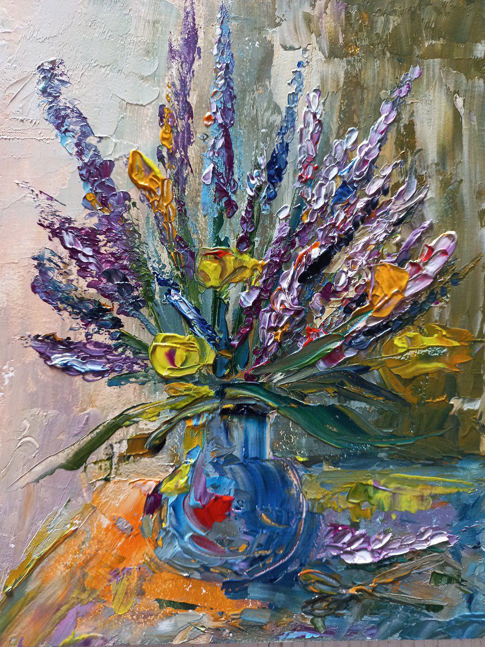 My Oil Painting: A Beautiful Bouquet