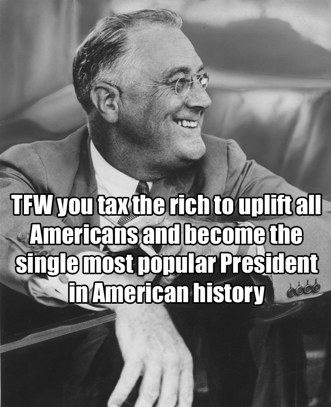 Can we bring FDR back and give him a fifth term, pretty please?