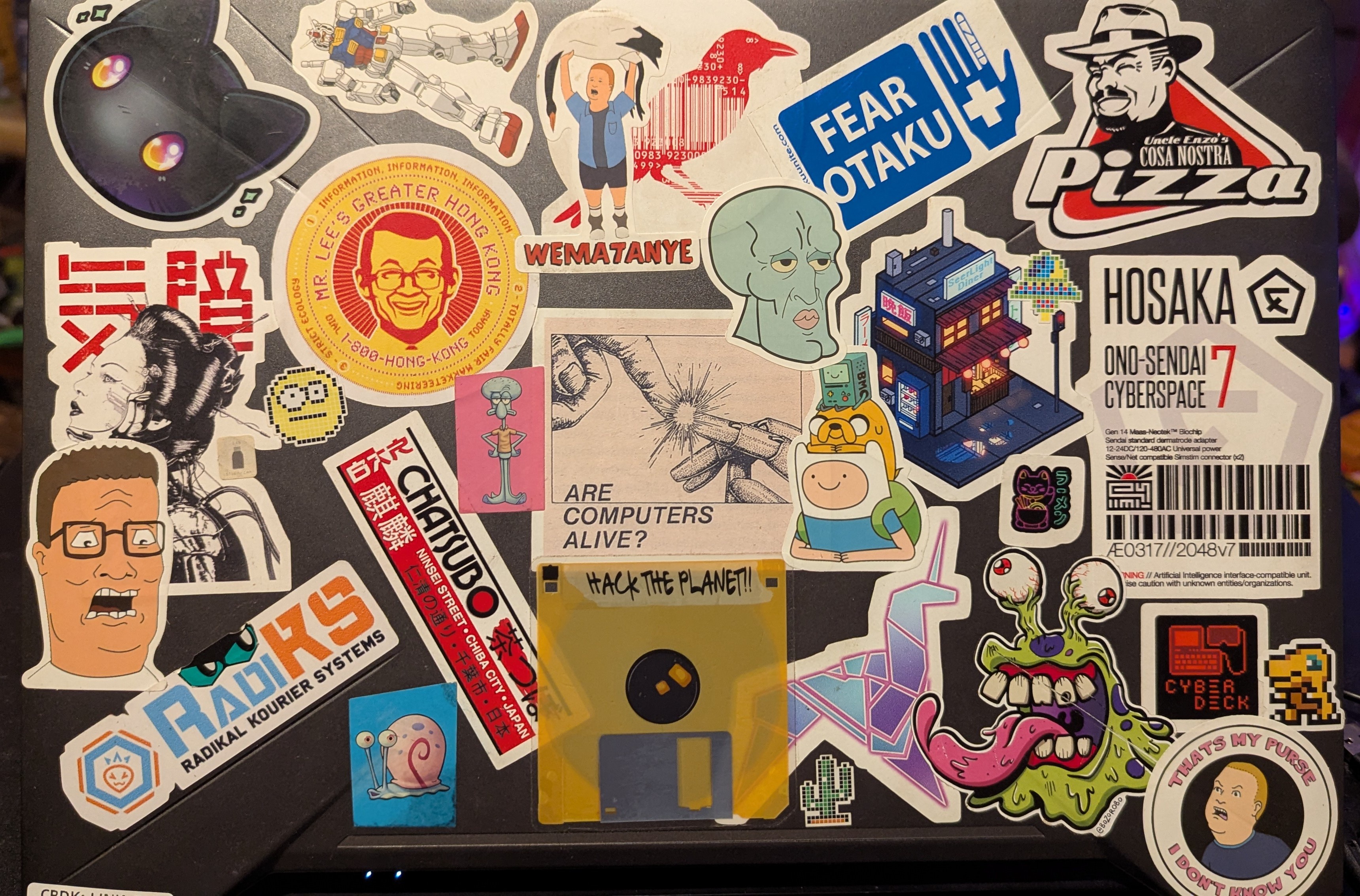 My Laptop: The Ultimate Sticker Showcase