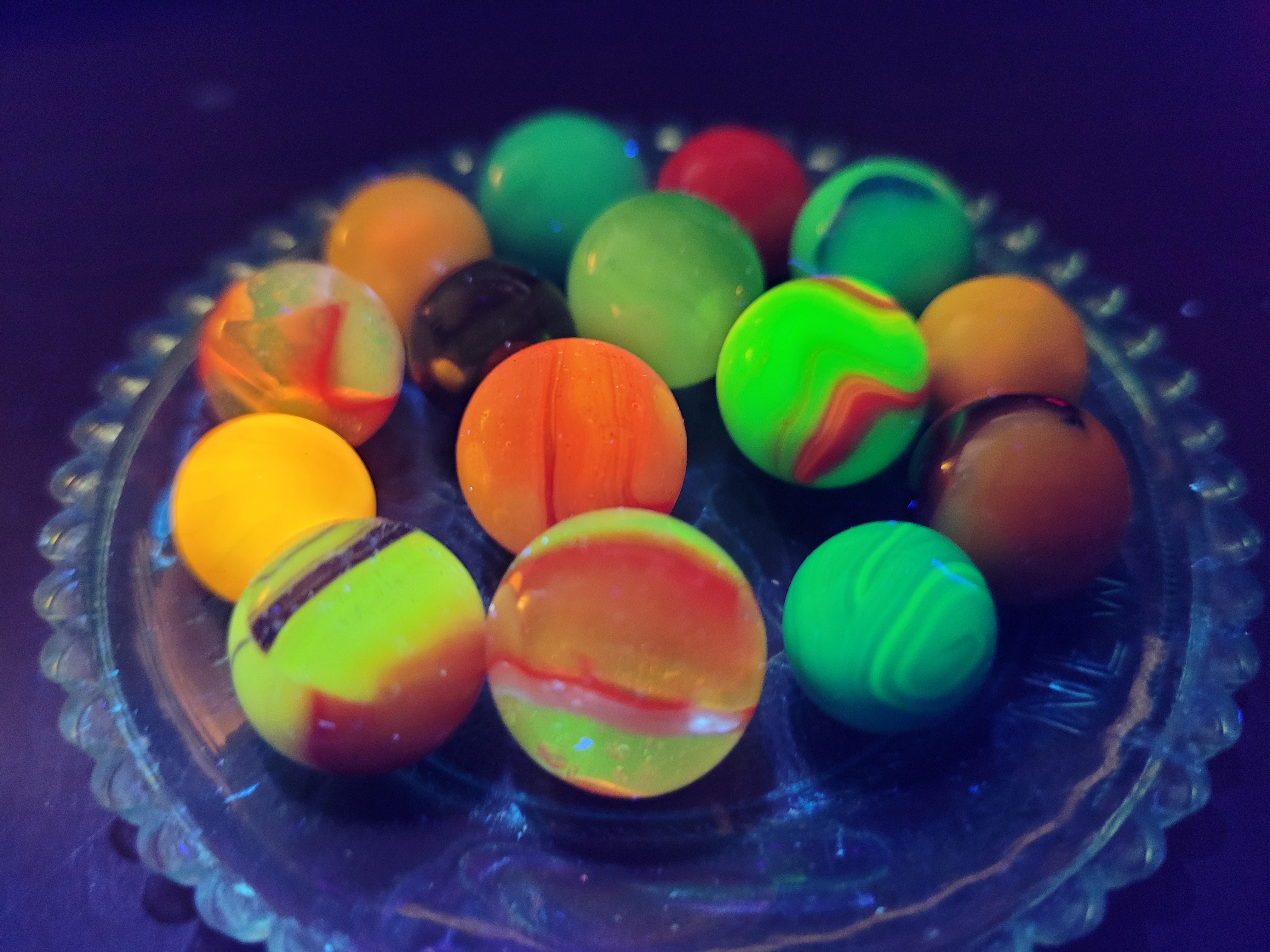 Finally Discovered a Treasure Trove of UV Reactive Marbles!