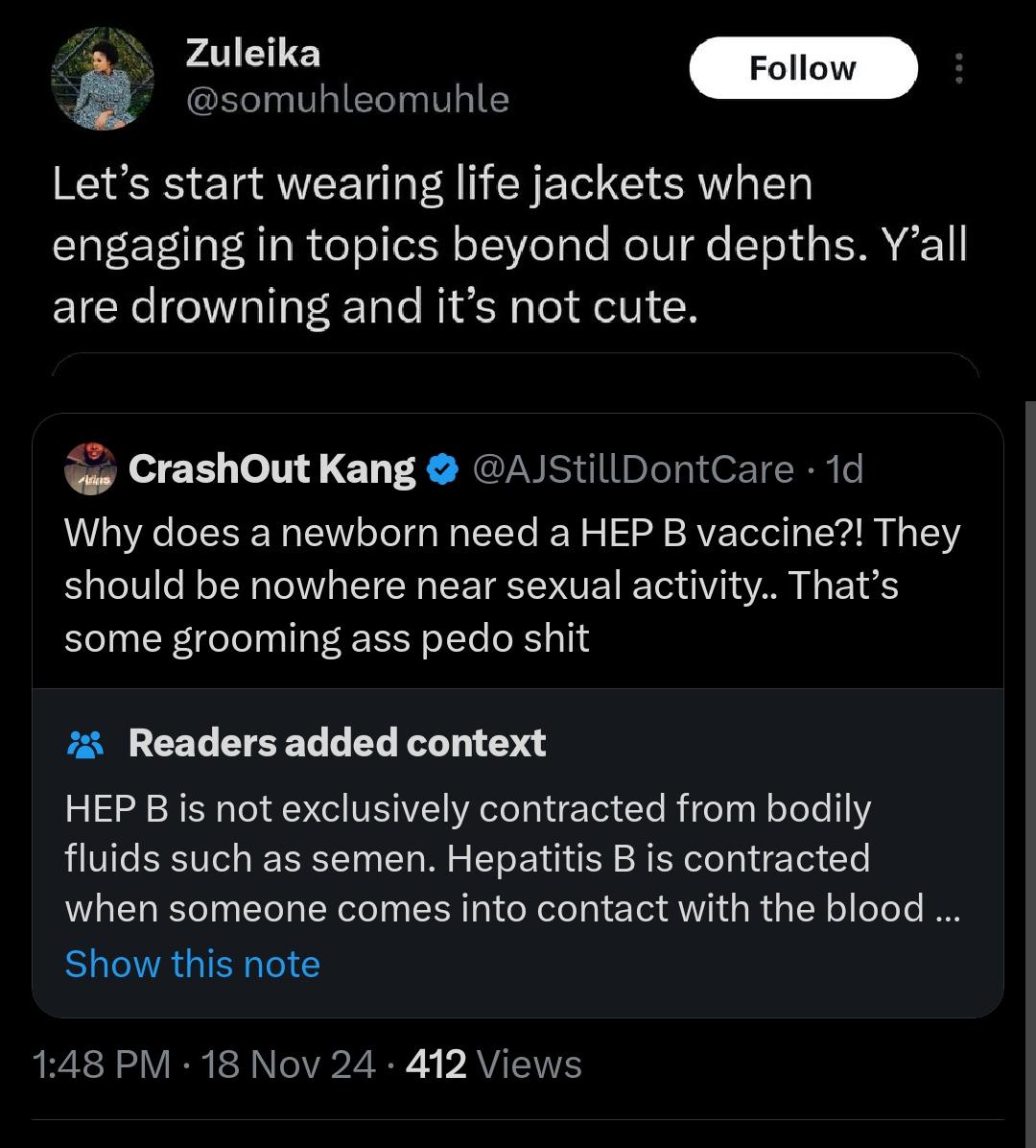 Sinking into a sea of stupidity