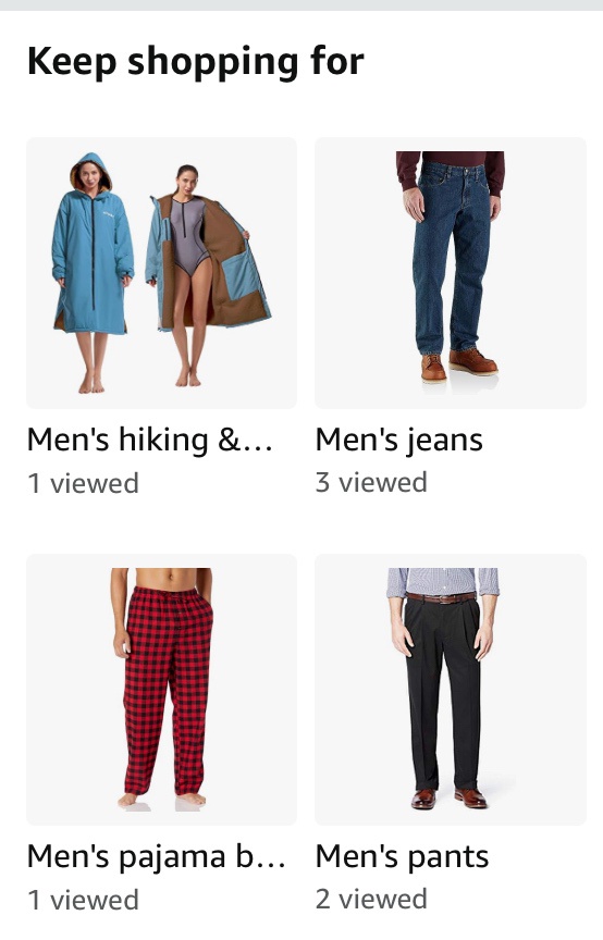 Sure, gender norms are evolving, but that outfit is definitely not suitable for hiking!