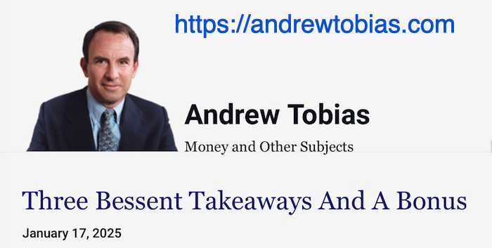 Introducing Andrew Tobias: A name you won't forget.