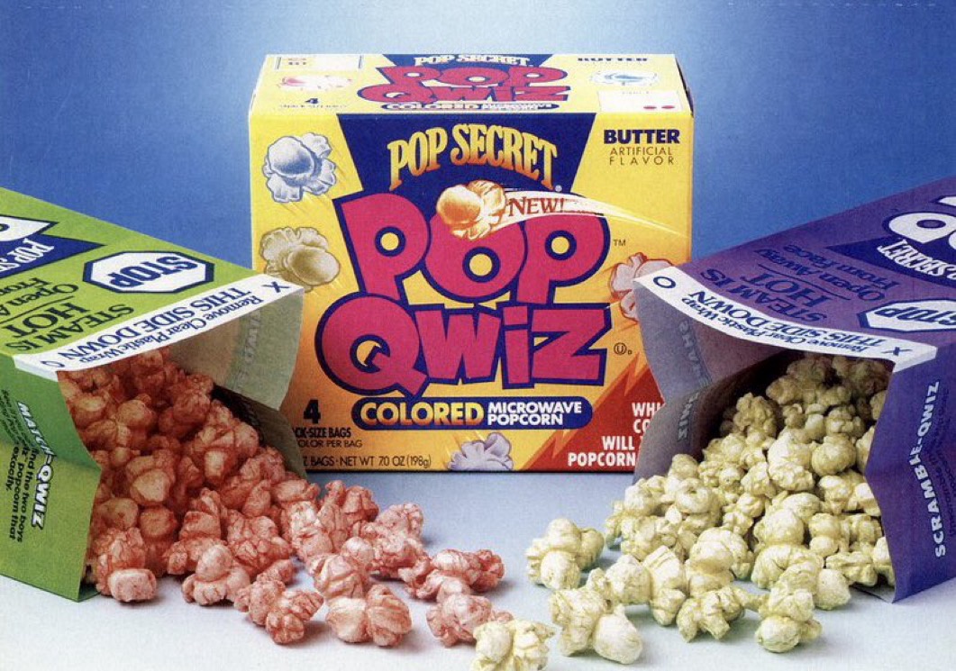 Introducing NEW Pop Qwiz Popcorn: A Blast from 1991!
