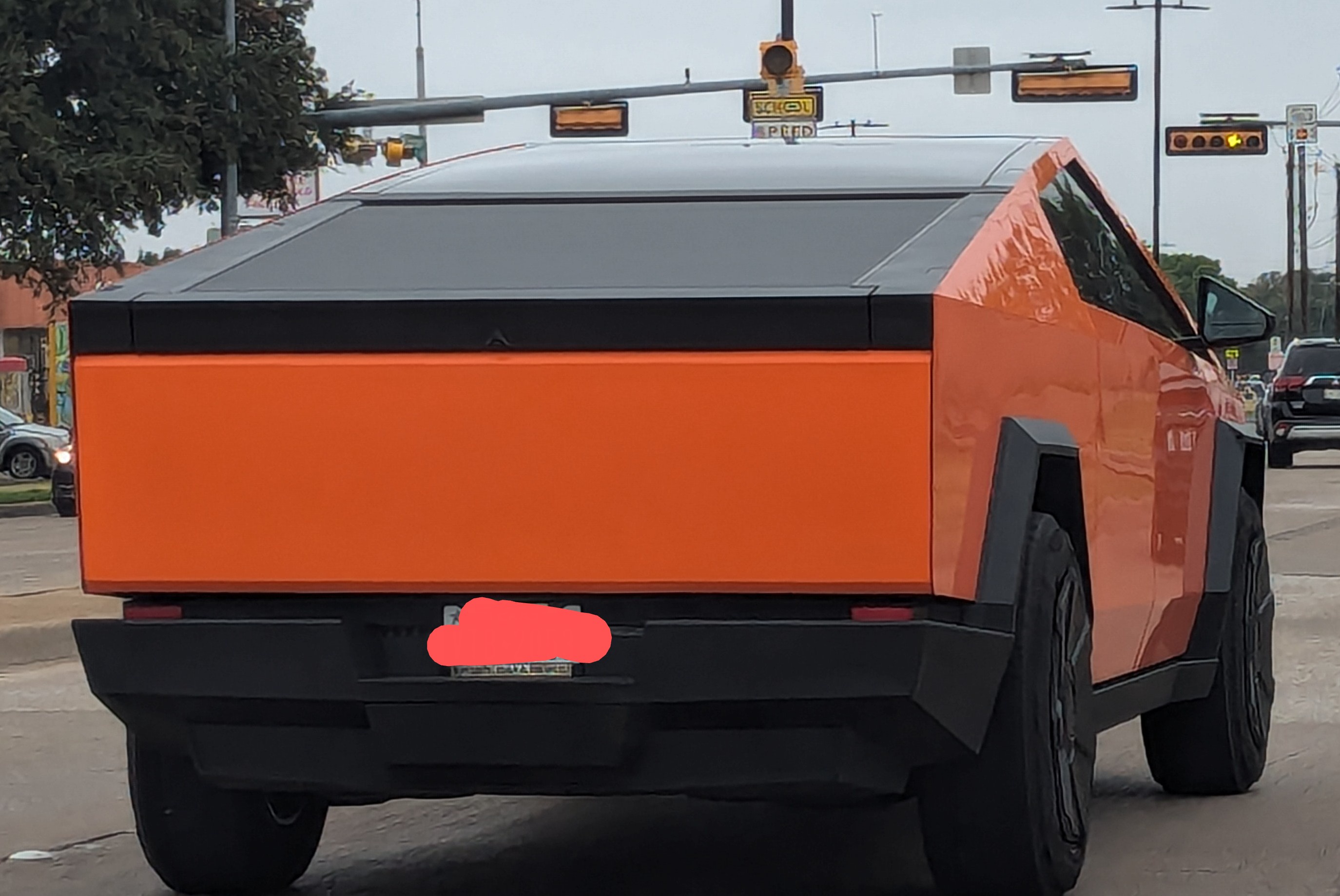 The Eye-Catching Orange Cybertruck