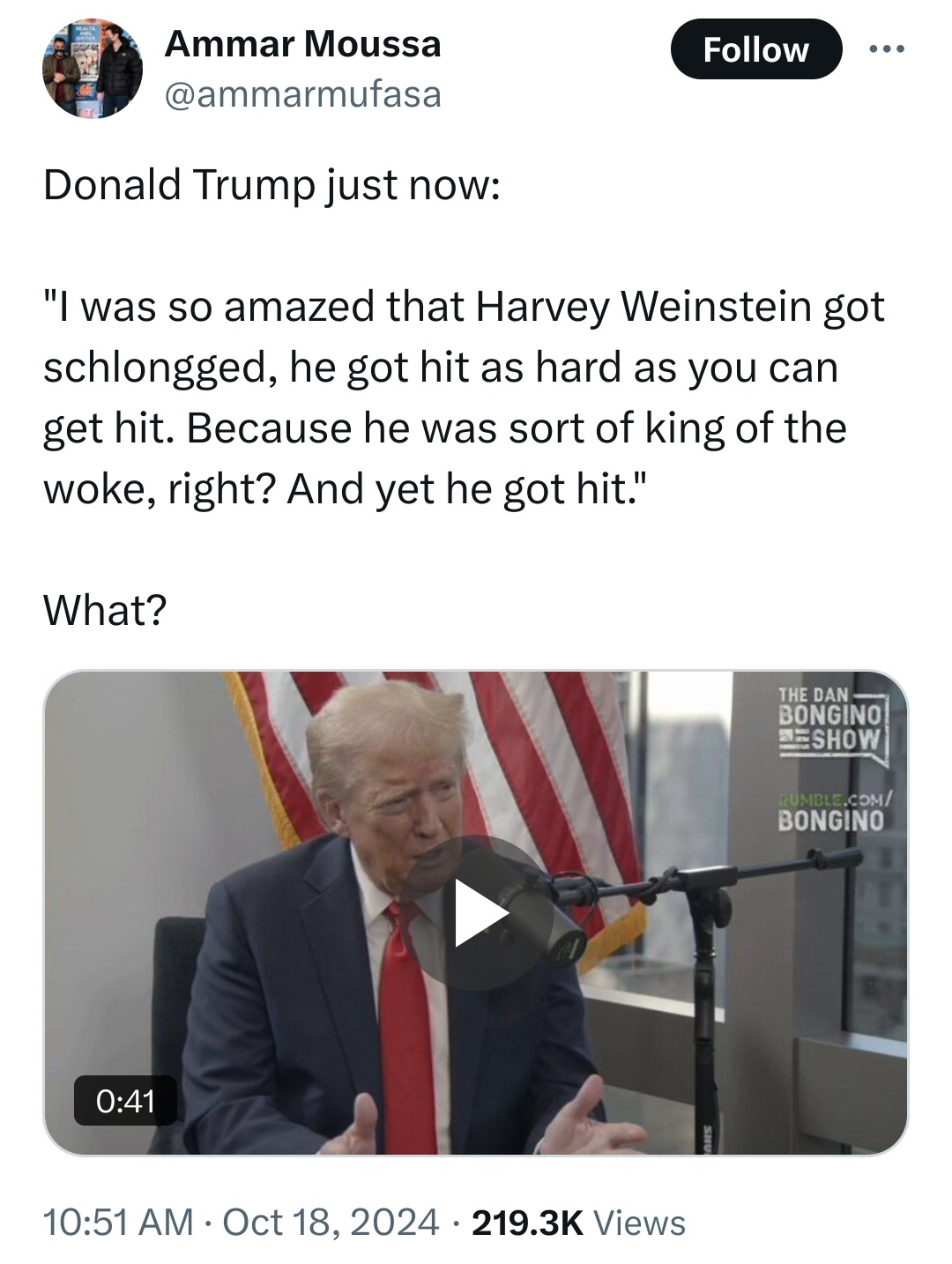 Donald Trump Revives Harvey Weinstein's Story to Highlight the Victim's Perspective