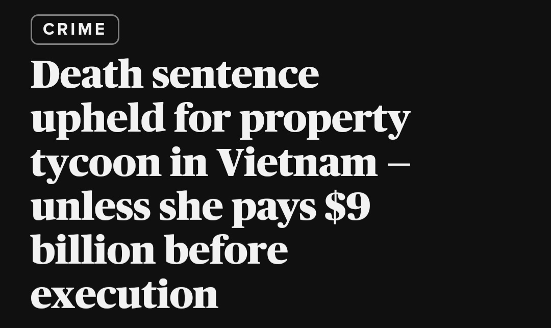 In civilized nations, even executives face the music for their crimes