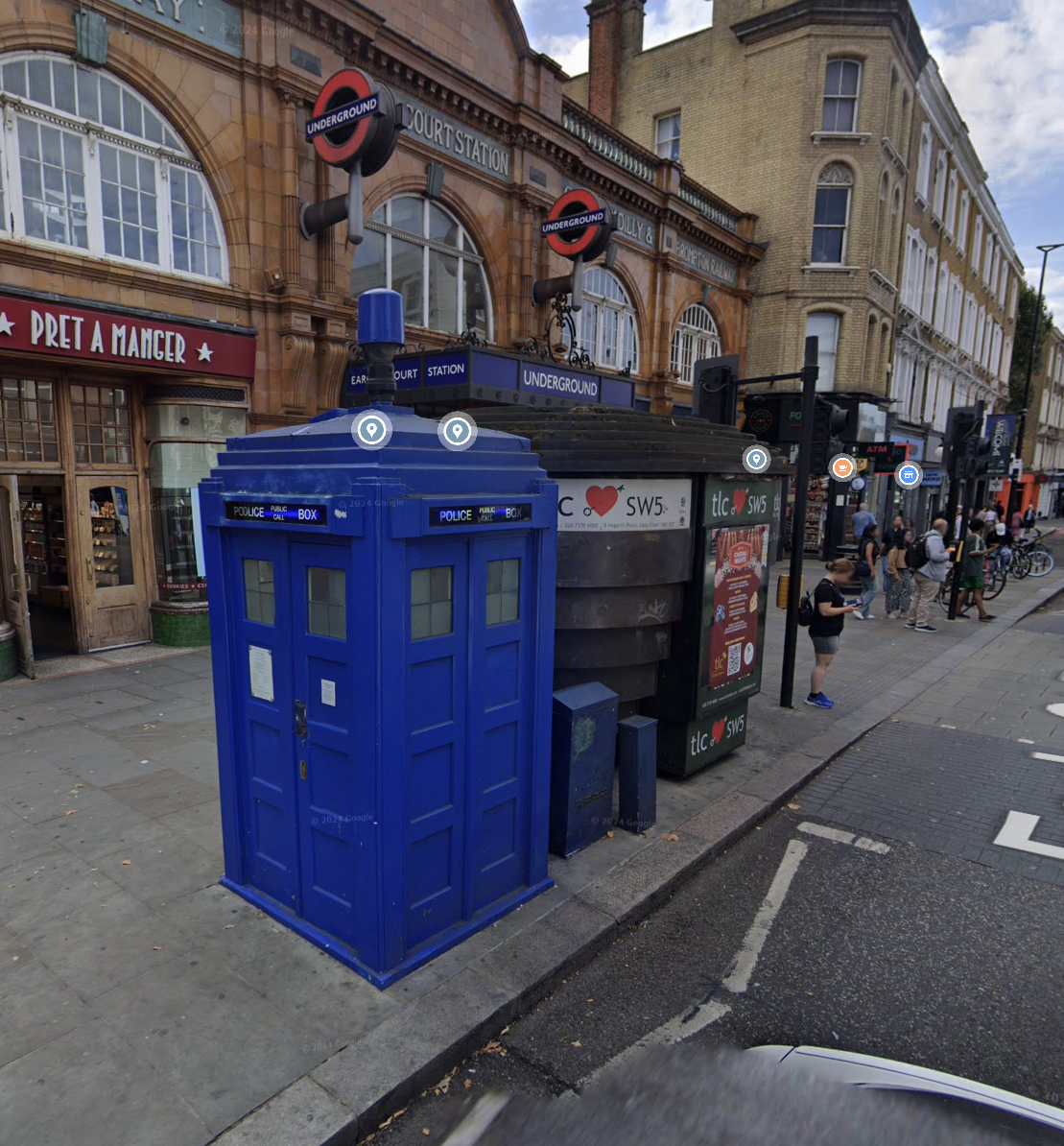 Just your average, unassuming Police Call Box.