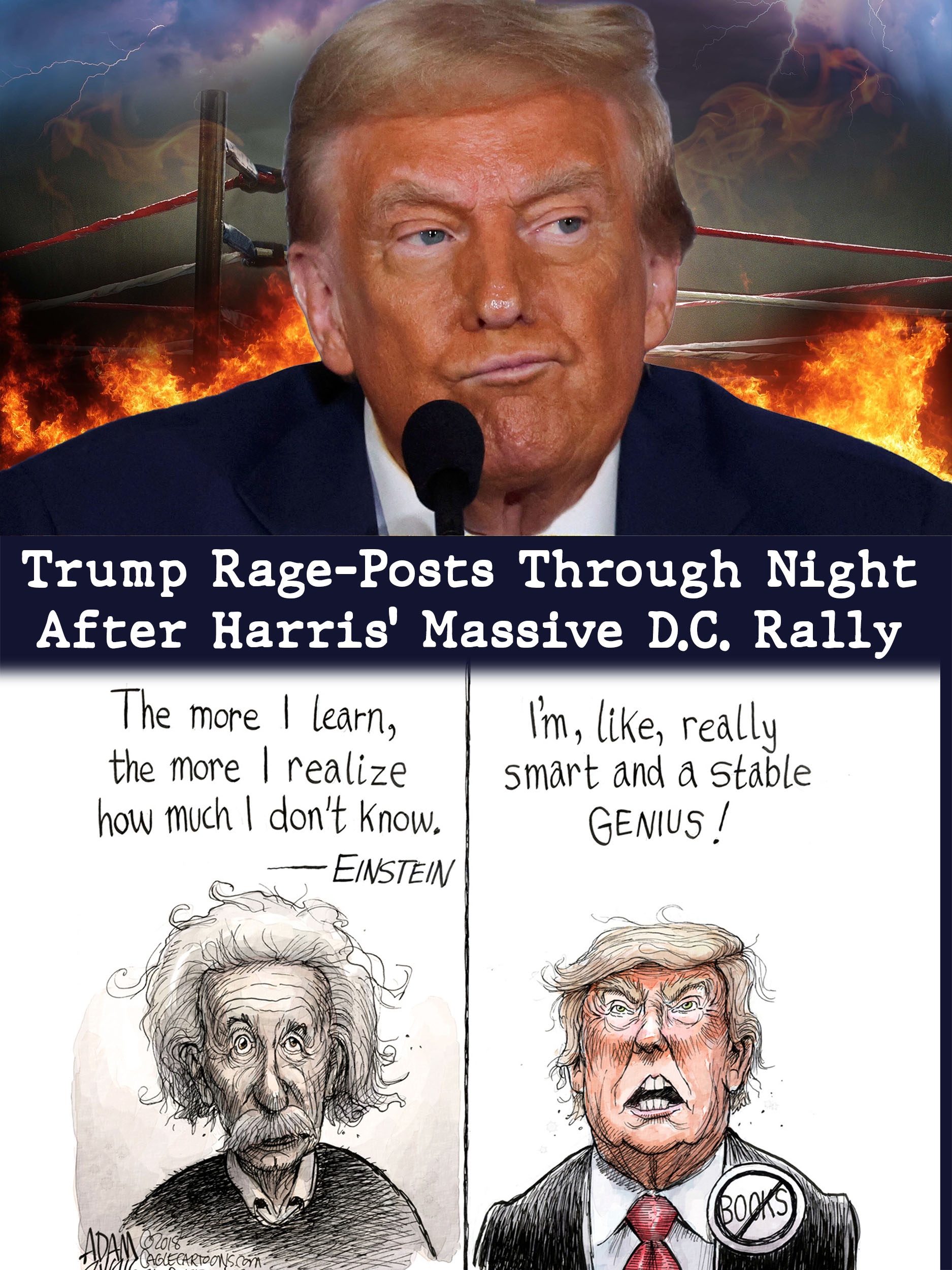 So Much for Being a 'Stable Genius' - More Like an Unstable Imbecile