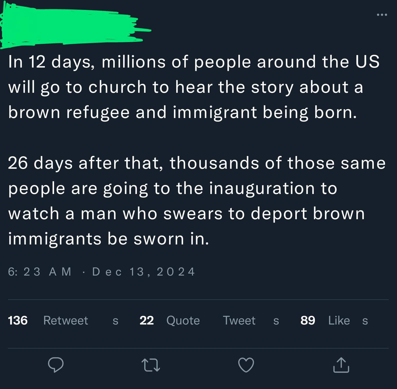He's Got a Point, You Know...