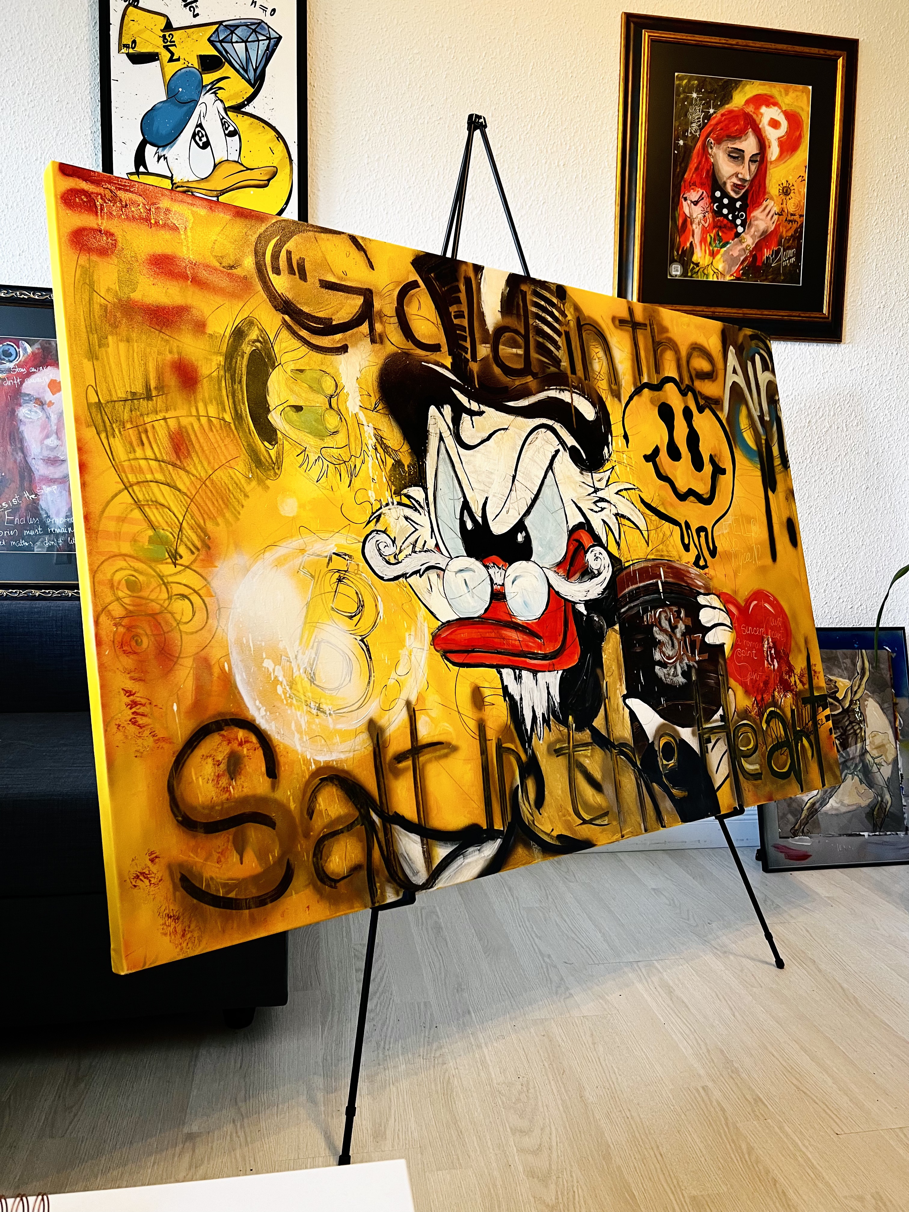 Heart of Salt, Breath of Gold: A Stunning Piece by mx12.Art