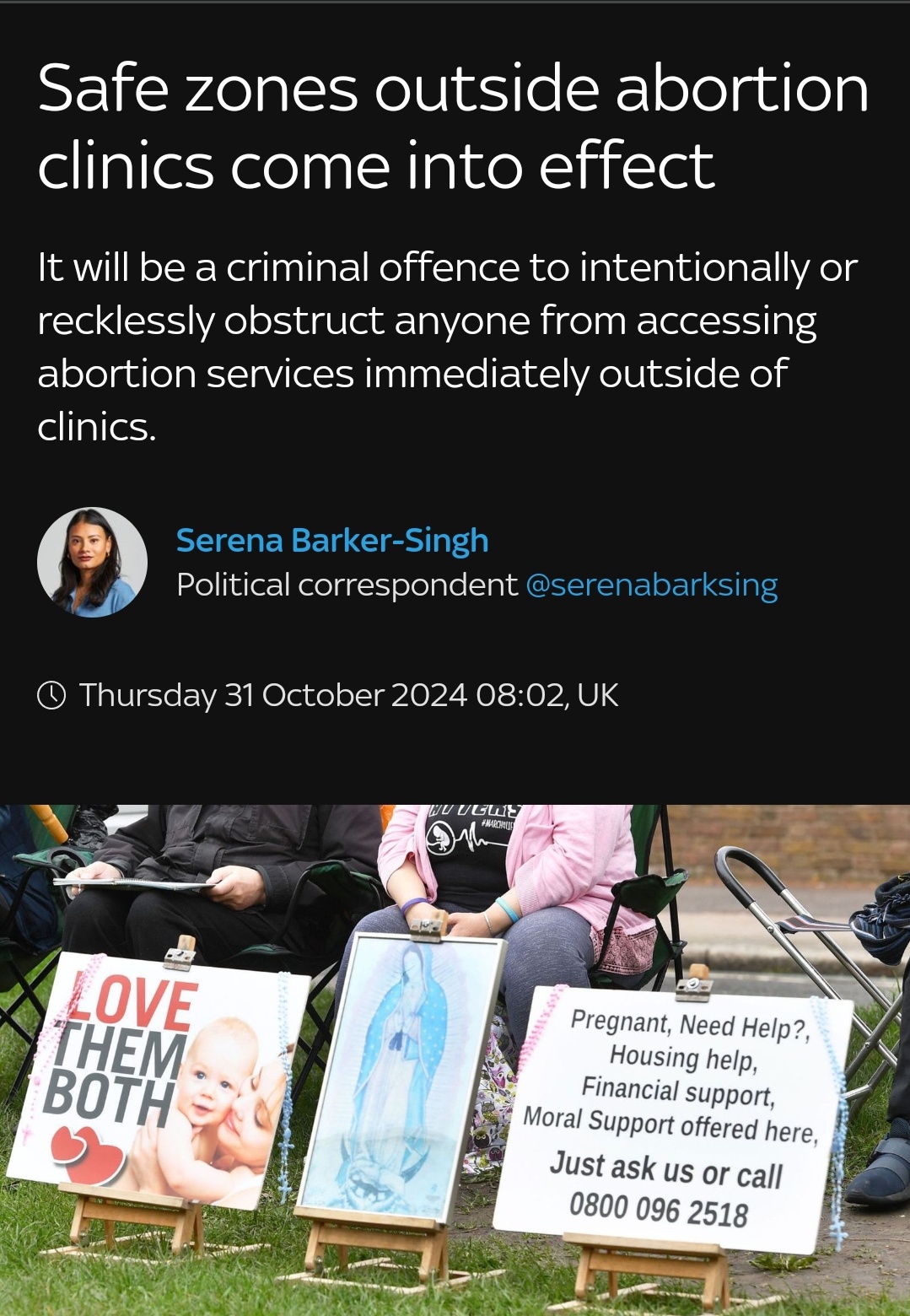 New Safe Zones Outside Abortion Clinics Are Now Active