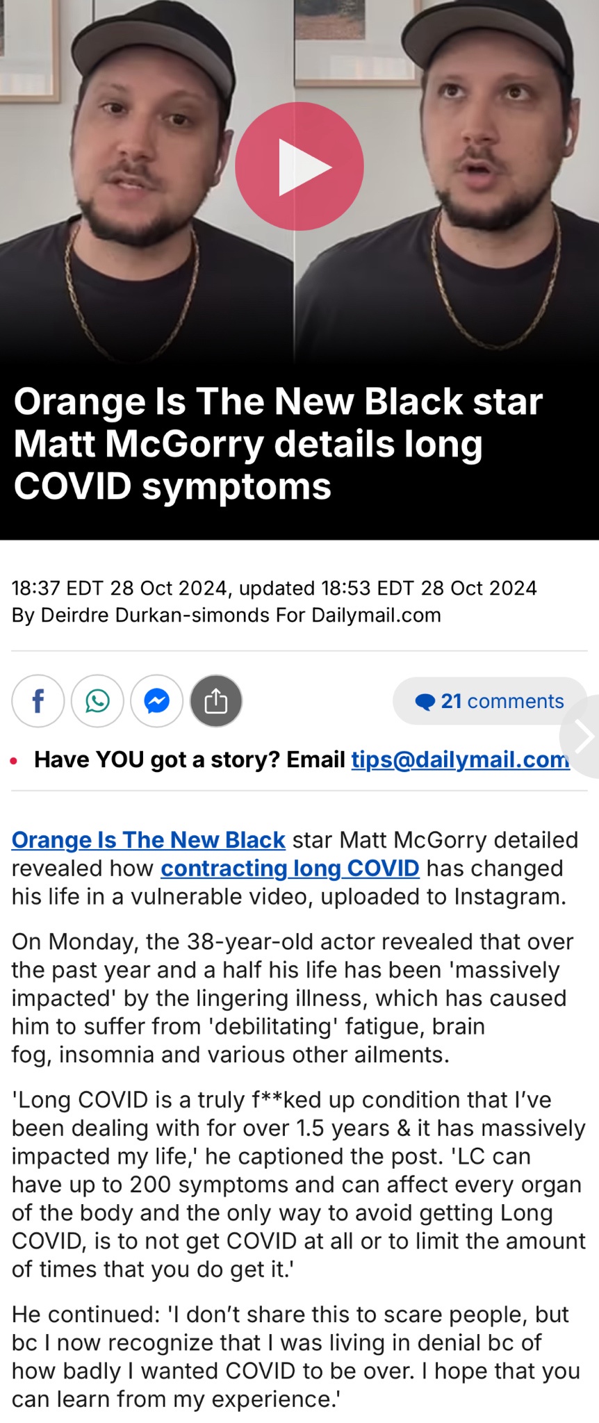 Long Covid: A Challenging Journey We Must Face