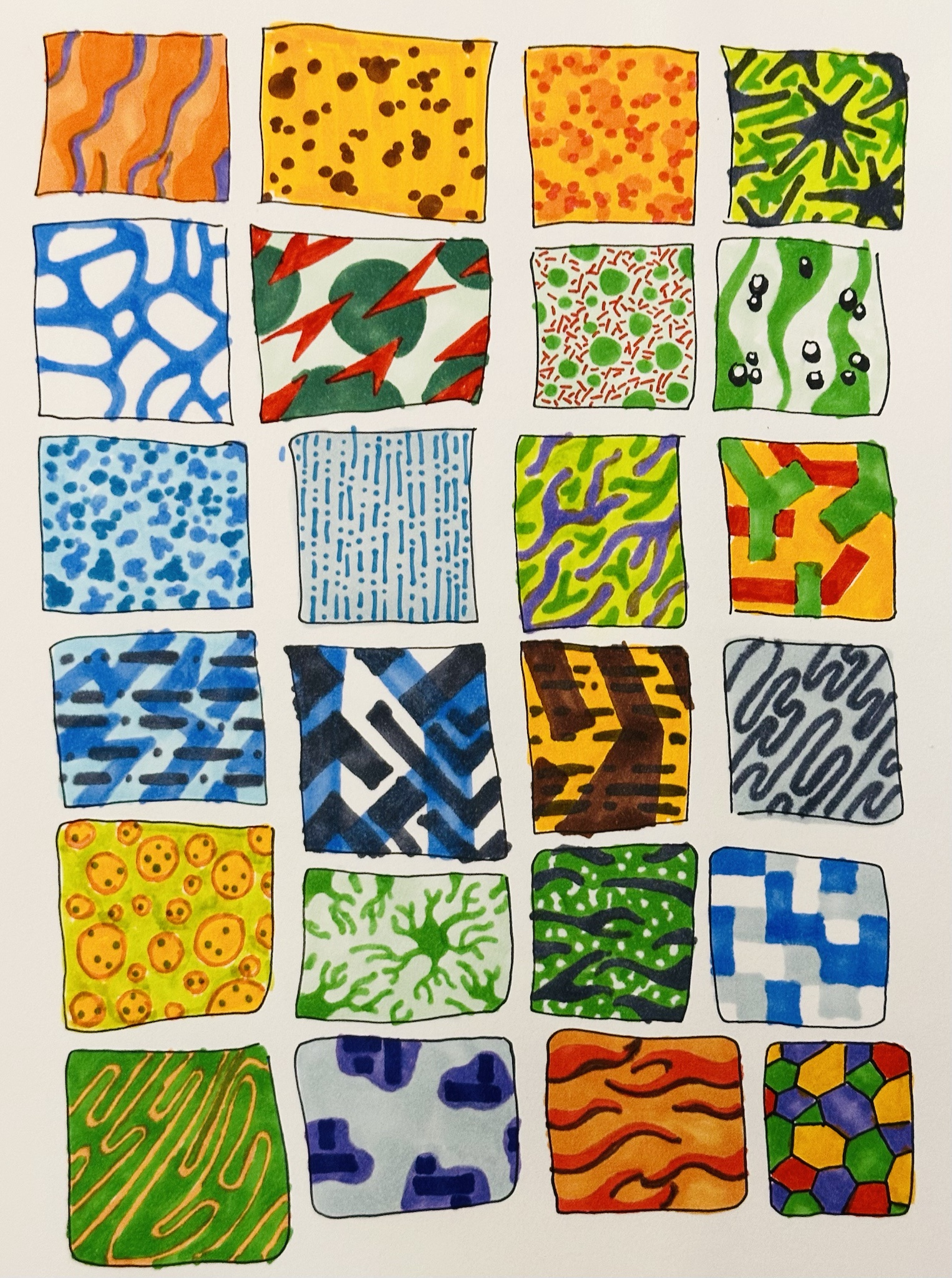 Creative Doodles of Quirky Sci-Fi Camouflage Ideas