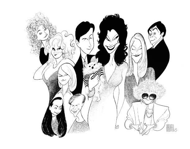 Al Hirschfeld's Iconic Caricatures of 'The Nanny' Cast (1993 - 1999)