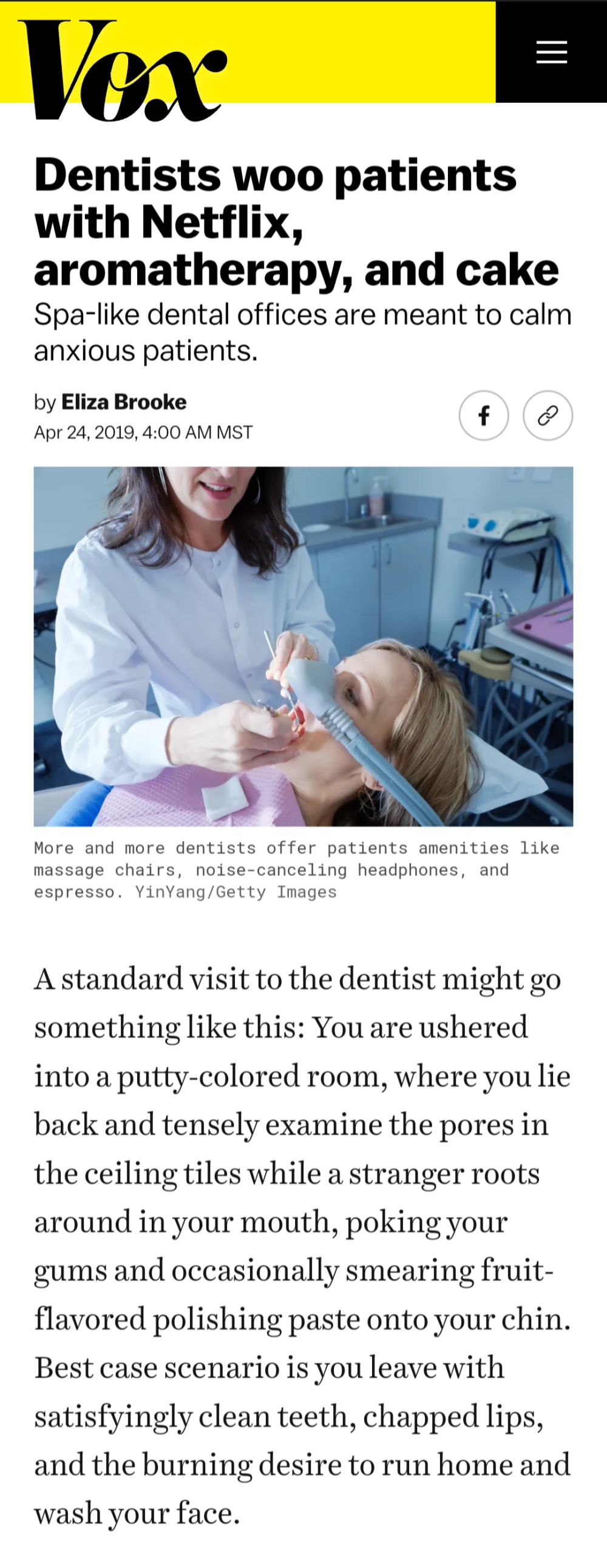 Would You Choose a Dentist Who Offers TV Entertainment?
