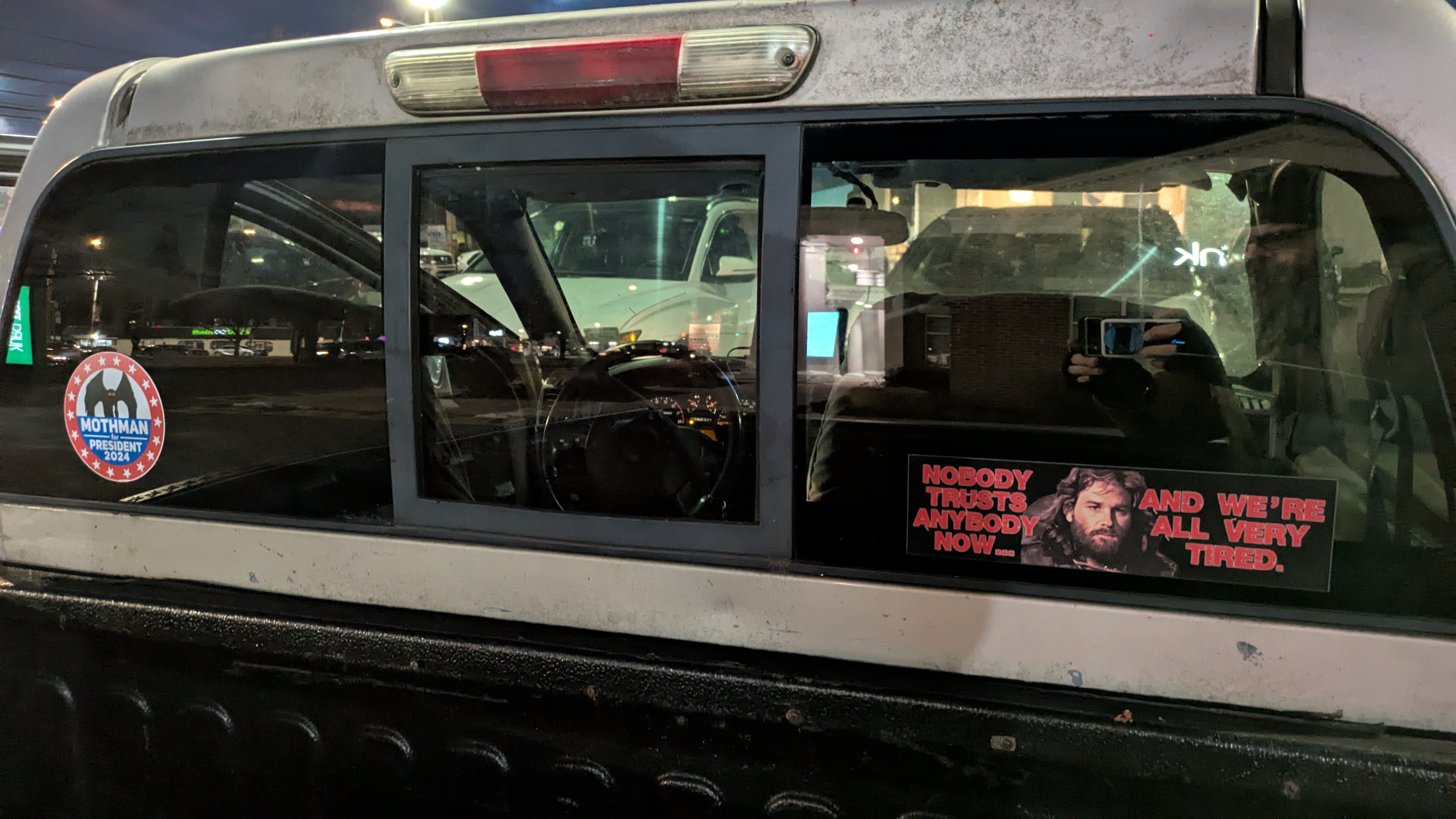 My Truck's Sticker Collection: A Personal Touch