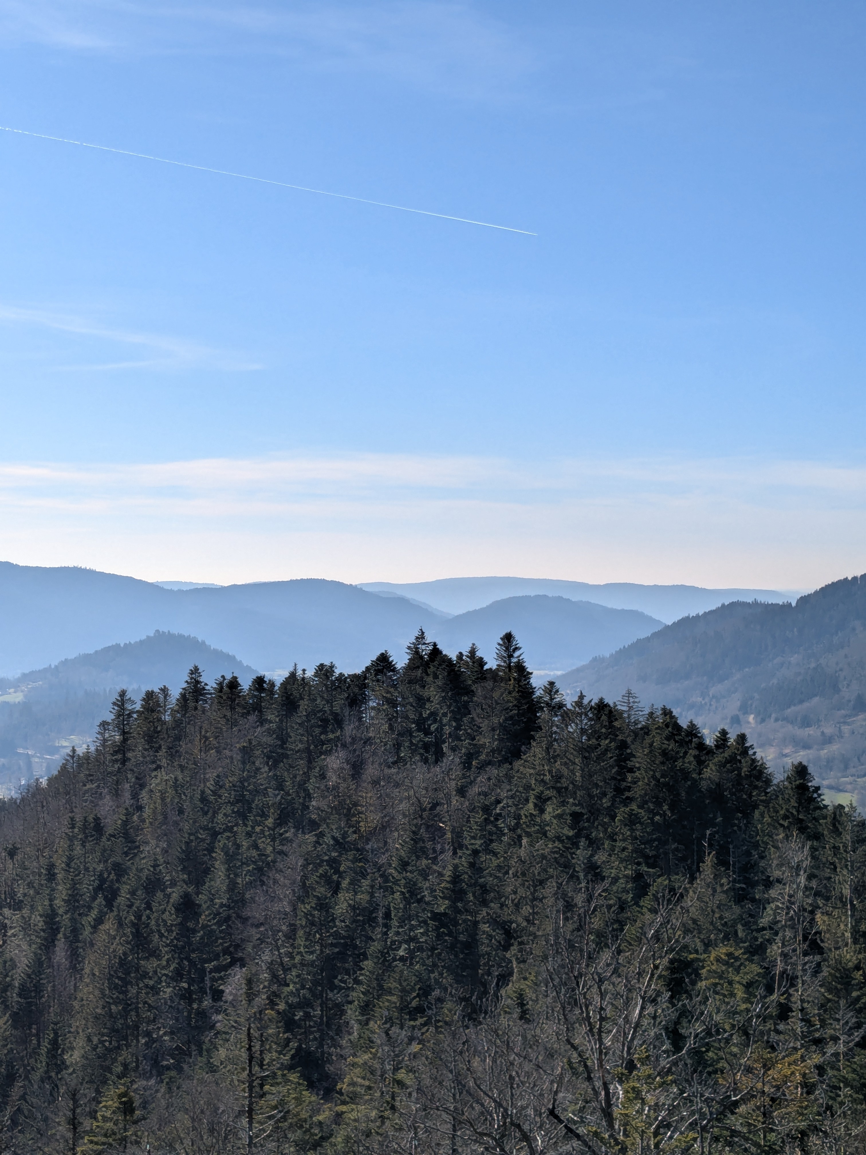 A Beautiful Sunny Day in the Vosges Mountains