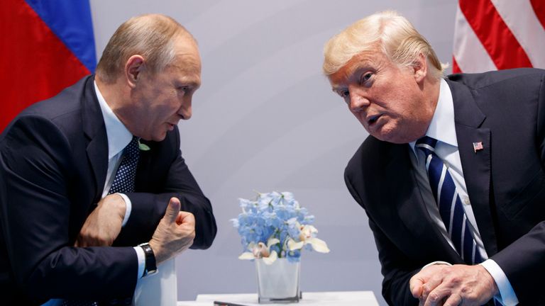 Trump is already taking a bite out of Daddy Vladdy's hand