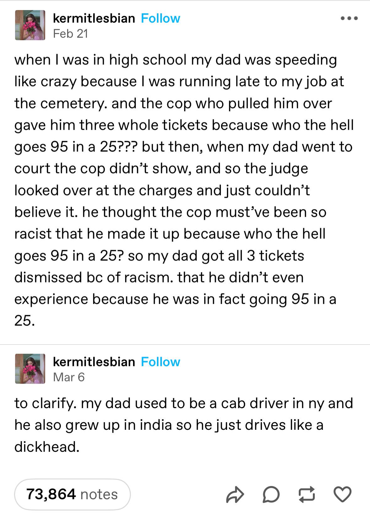 Who Drives 95 in a 25 mph Zone? Seriously!