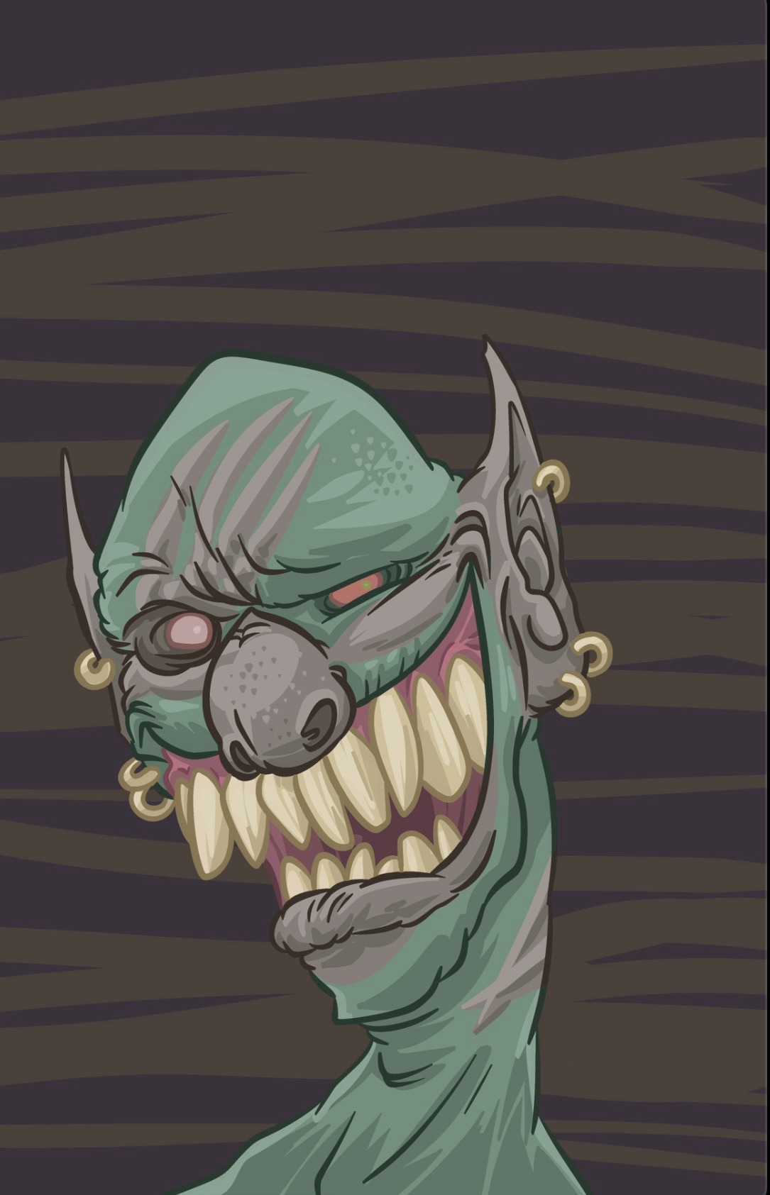 Check Out This Creative Green Character I Made!