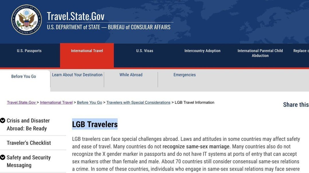 The State Department's Controversial Change: LGBTQ to LGB