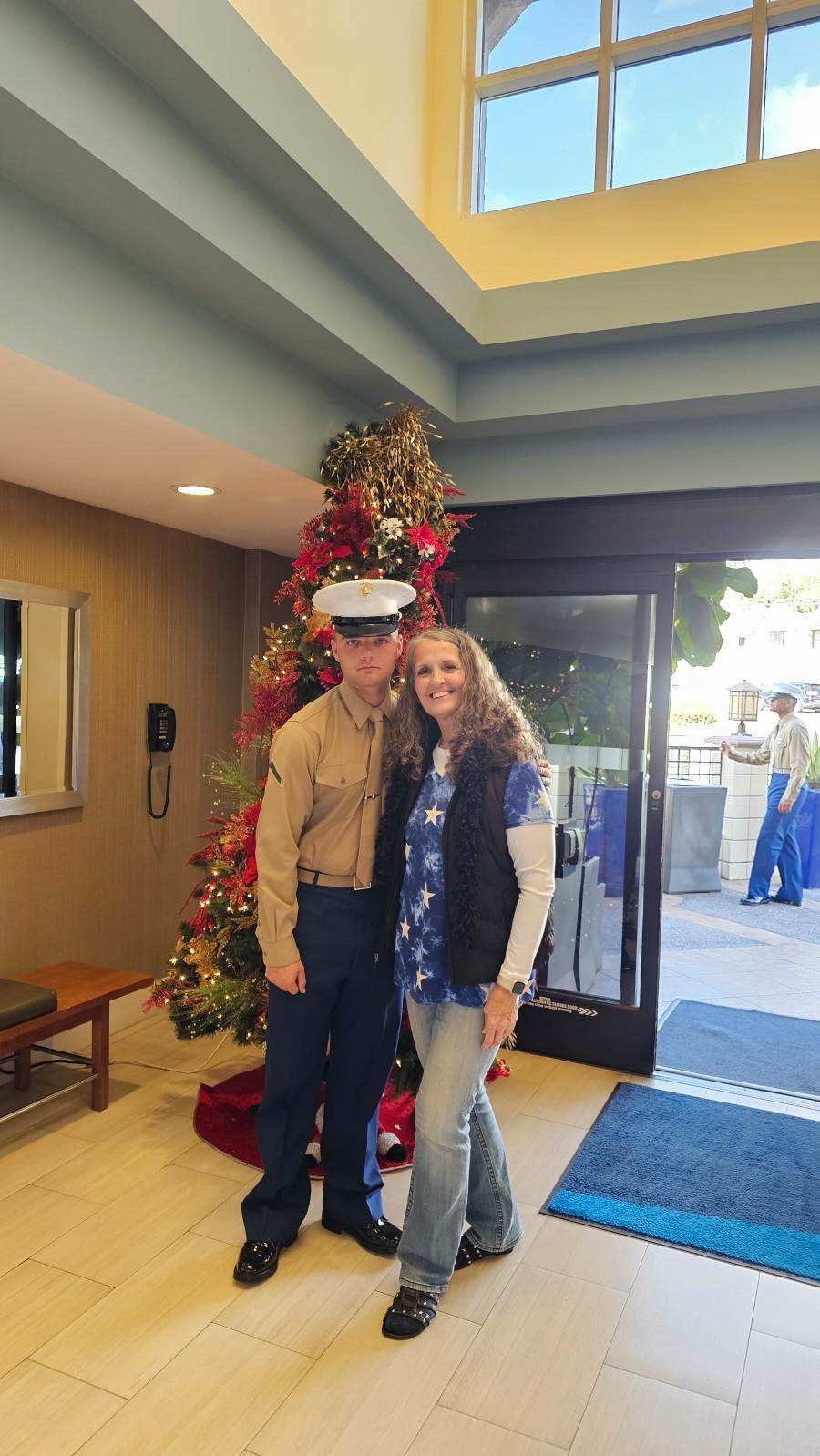 Fresh out of bootcamp: My new Marine grandson