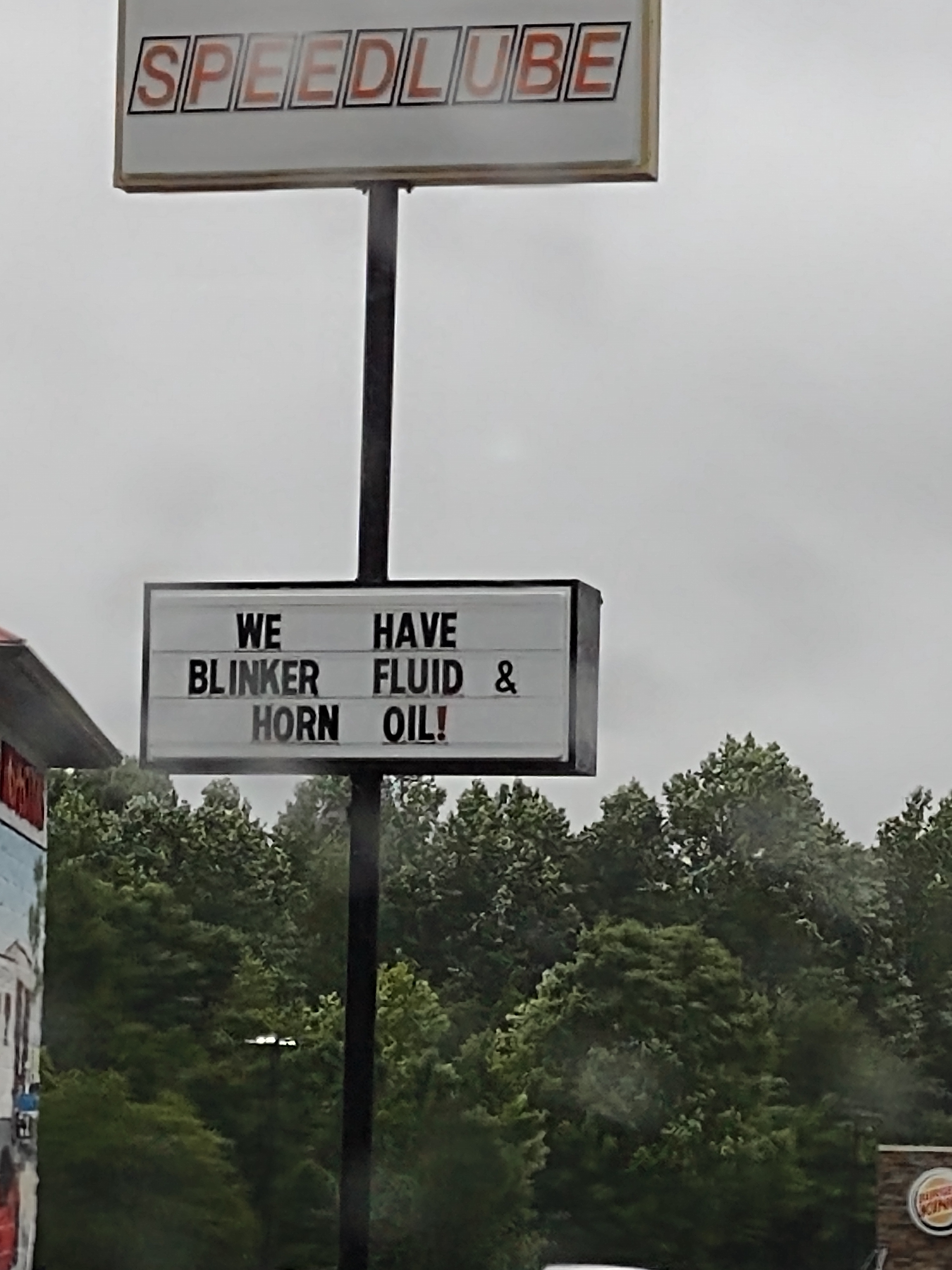 Thank Goodness, I'm Running Low on Both!