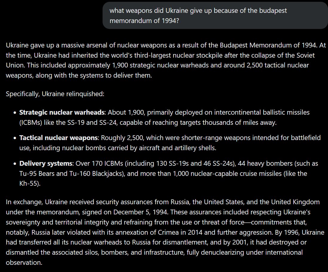 Before discussing Ukraine aid, let's talk about what was promised in the Budapest memorandum.