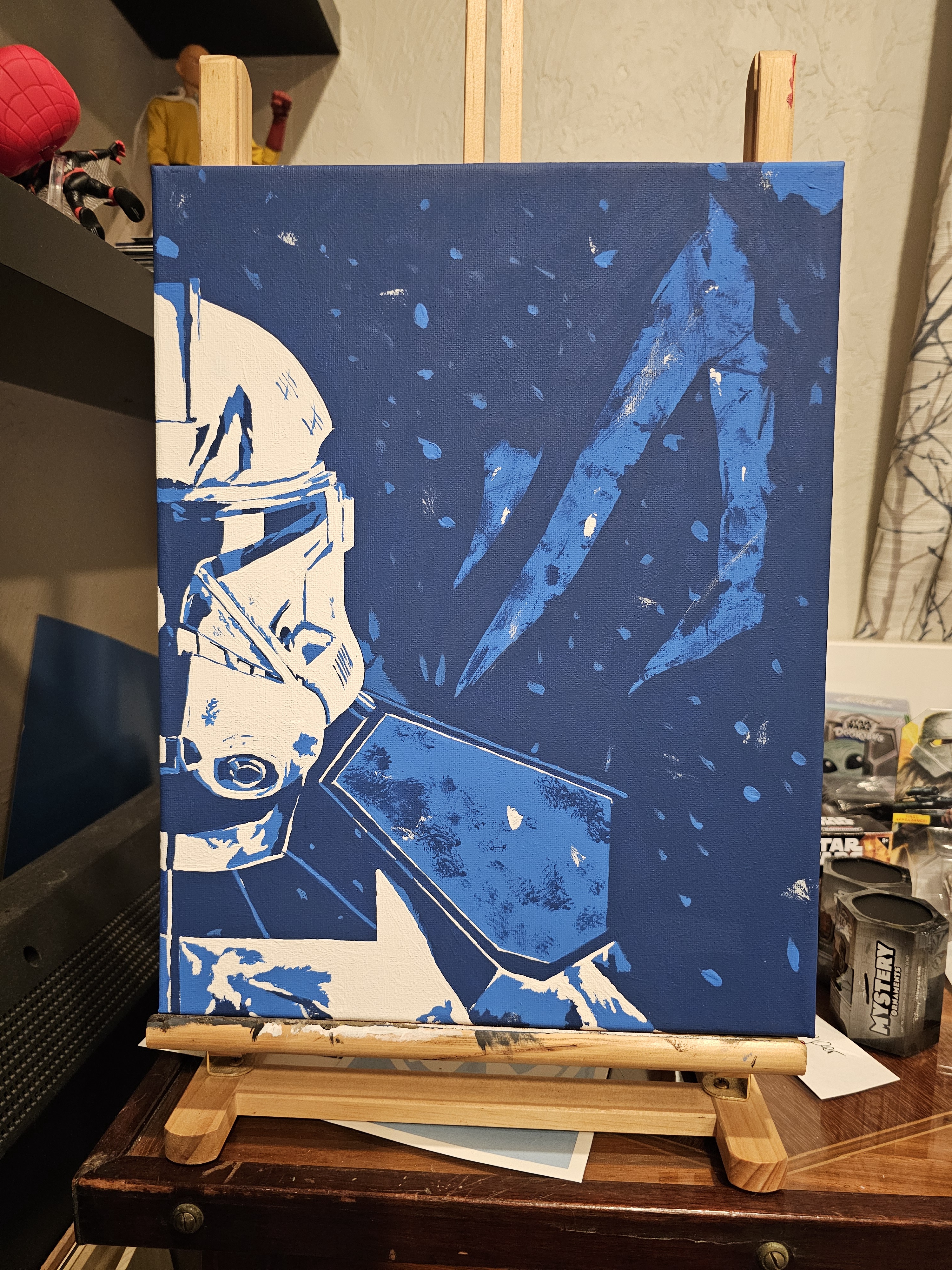 Check out my latest acrylic painting of Captain Rex!