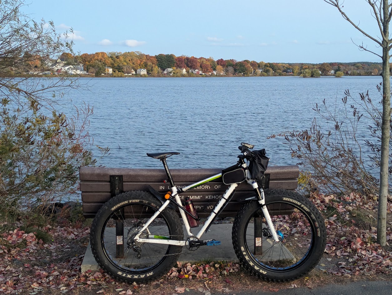 A serene view of Horn Pond in Woburn