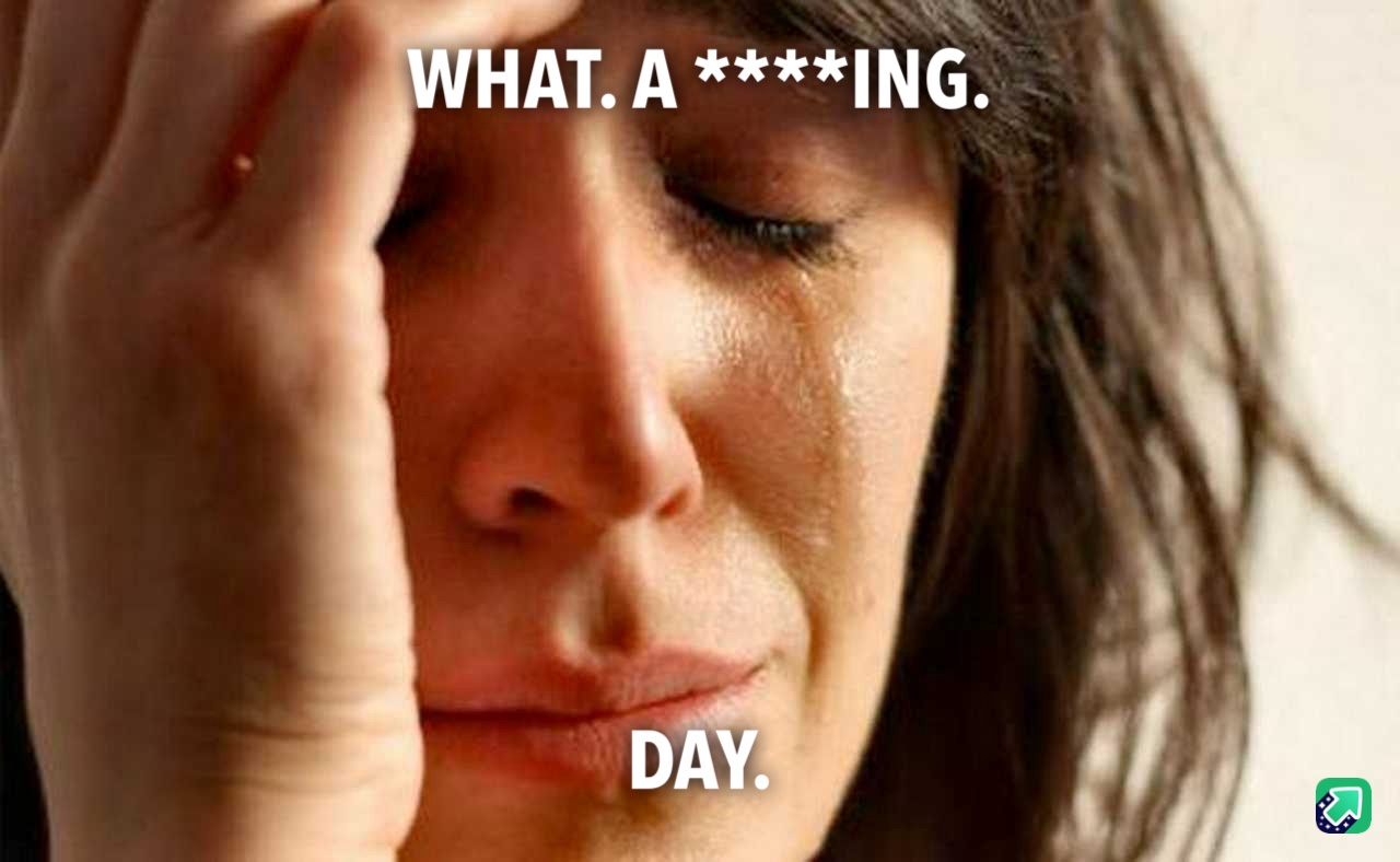 What a rollercoaster of a day.
