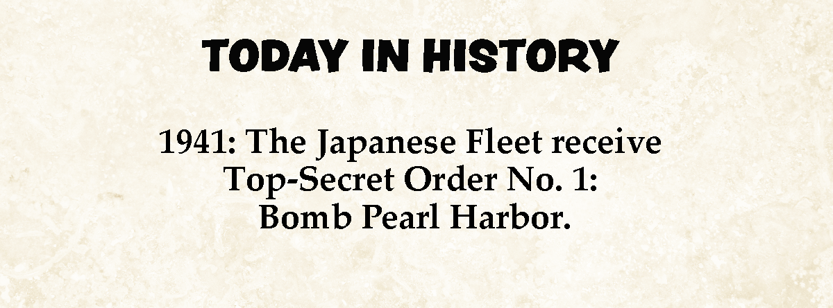 A look back at history on November 5th.
