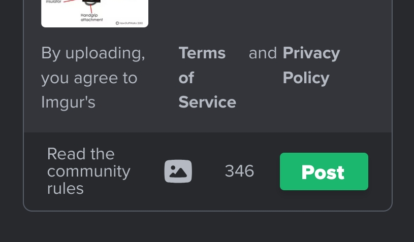 Important Reminder: By Uploading, You Agree to Imgur's Terms and Privacy Policy
