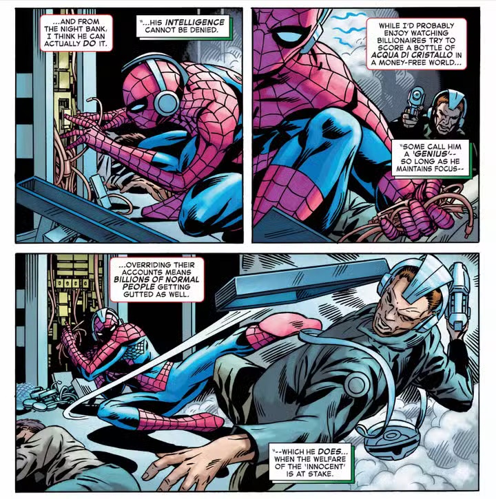 Doctor Doom's Respect for Peter Parker: Acknowledging His Skills and Intelligence
