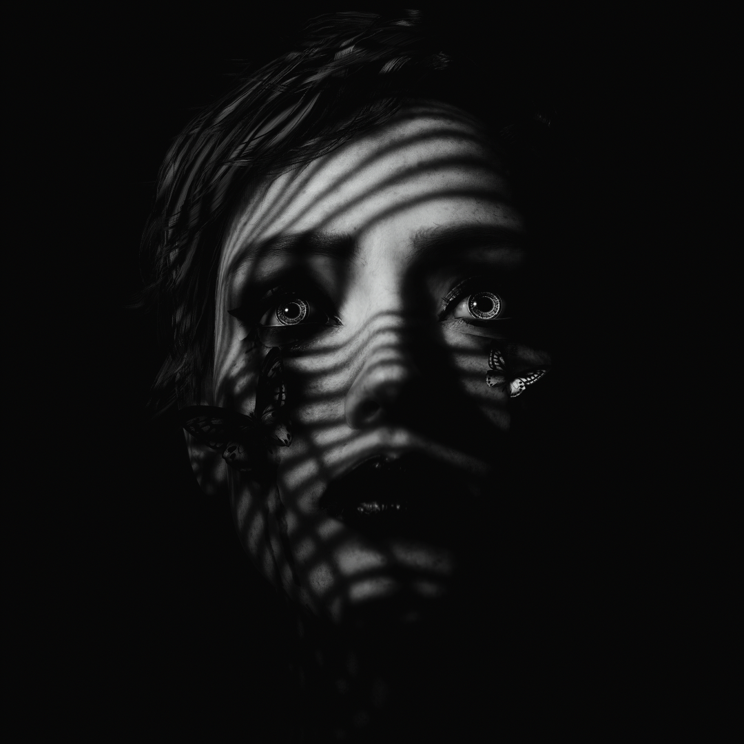 Aurore Cassel: An Abstract Portrait Inspired by Cyberpunk 2077
