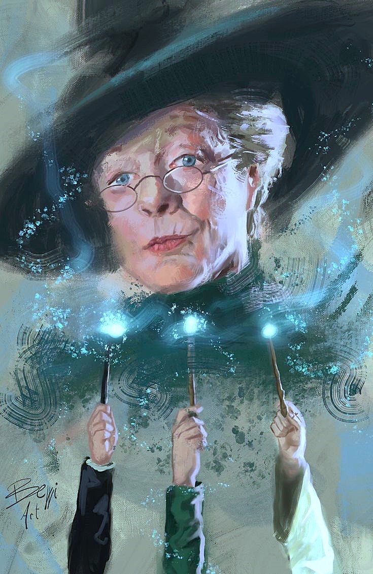 Minerva McGonagall: Stunning Art by @bewiart on Instagram
