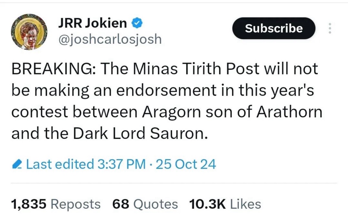 That's the essence of Third Age journalism for you.