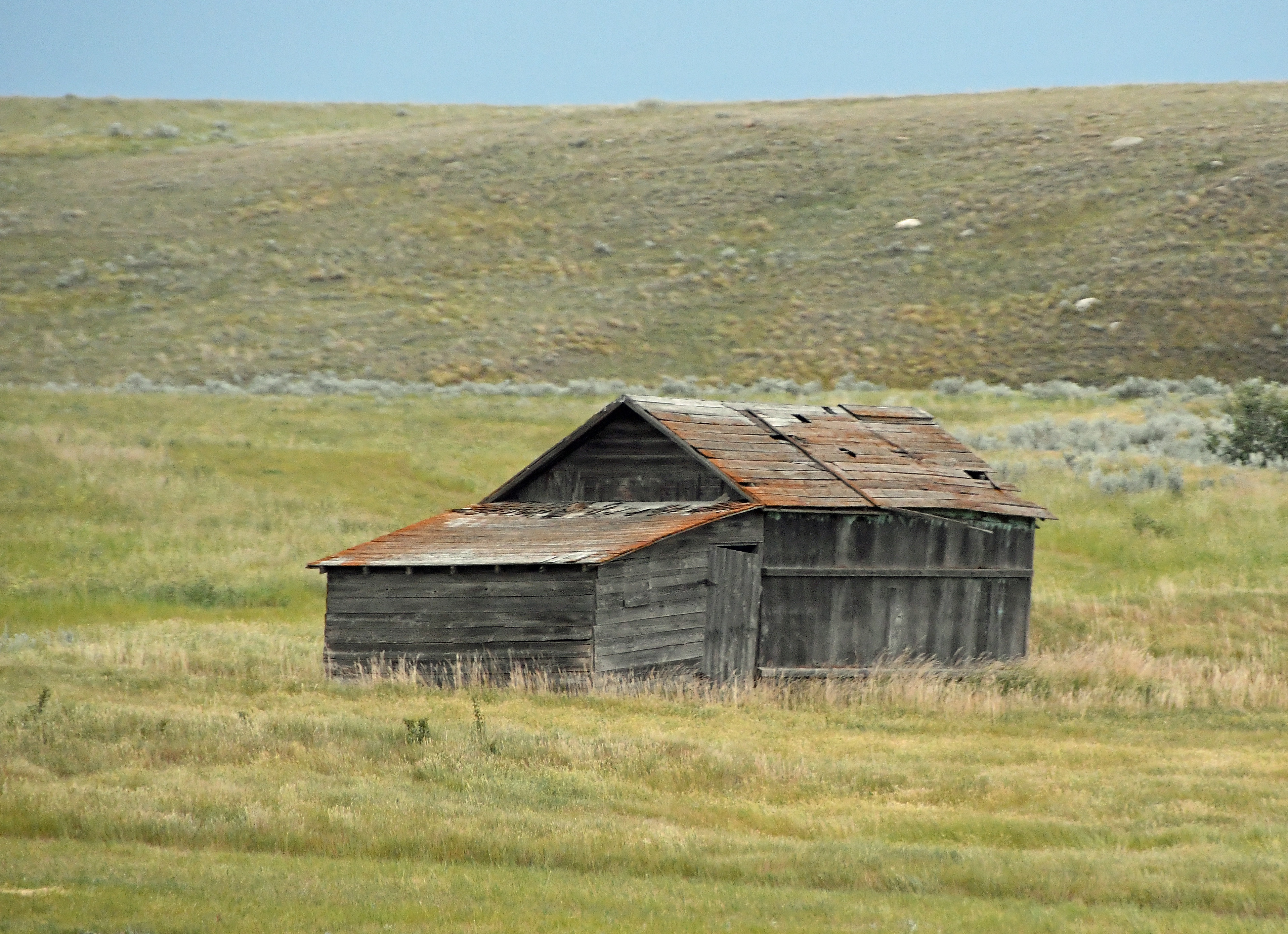 An Abandoned Building in the Heart of the Prairie