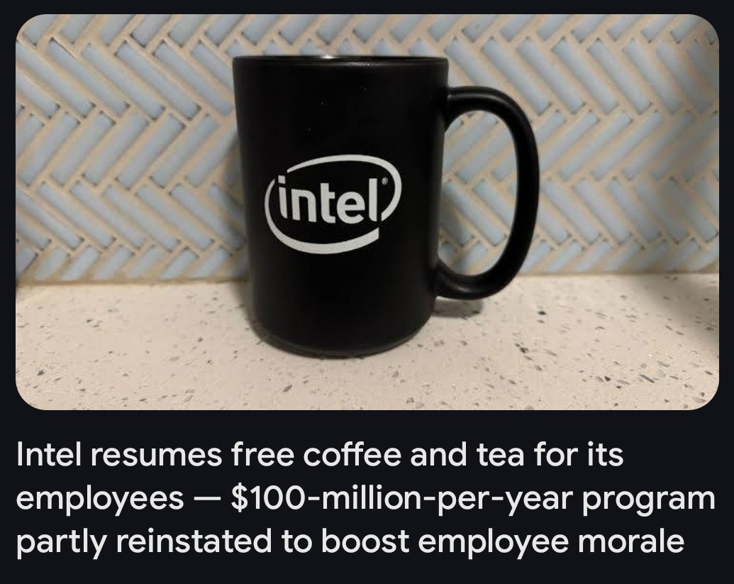 You thought your job was great? These folks enjoy free coffee all day!