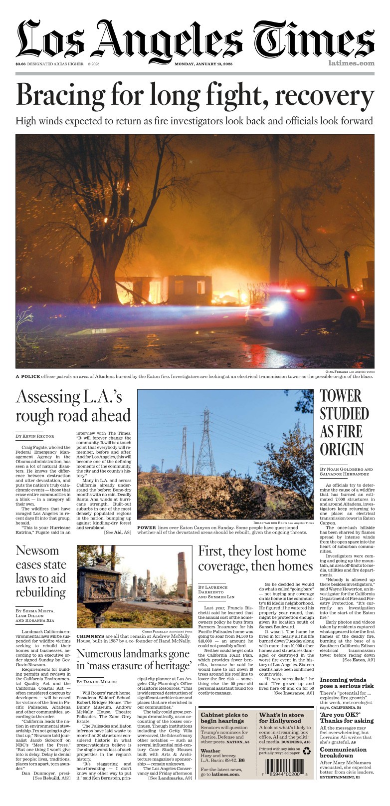 L.A. Fires: Over 24 Lives Lost and 12,000 Structures Damaged