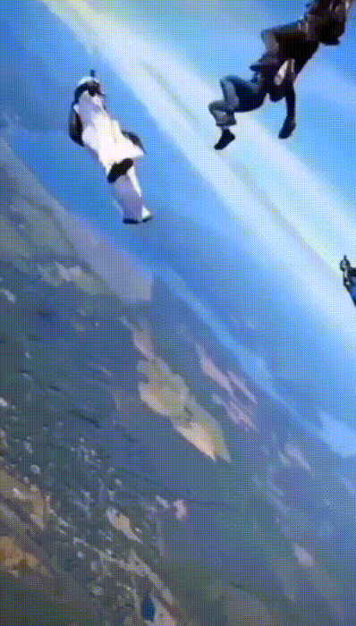 When Tables Take Flight: A Surreal Moment